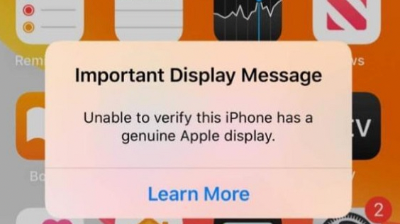 iPhone Paired Component Warnings