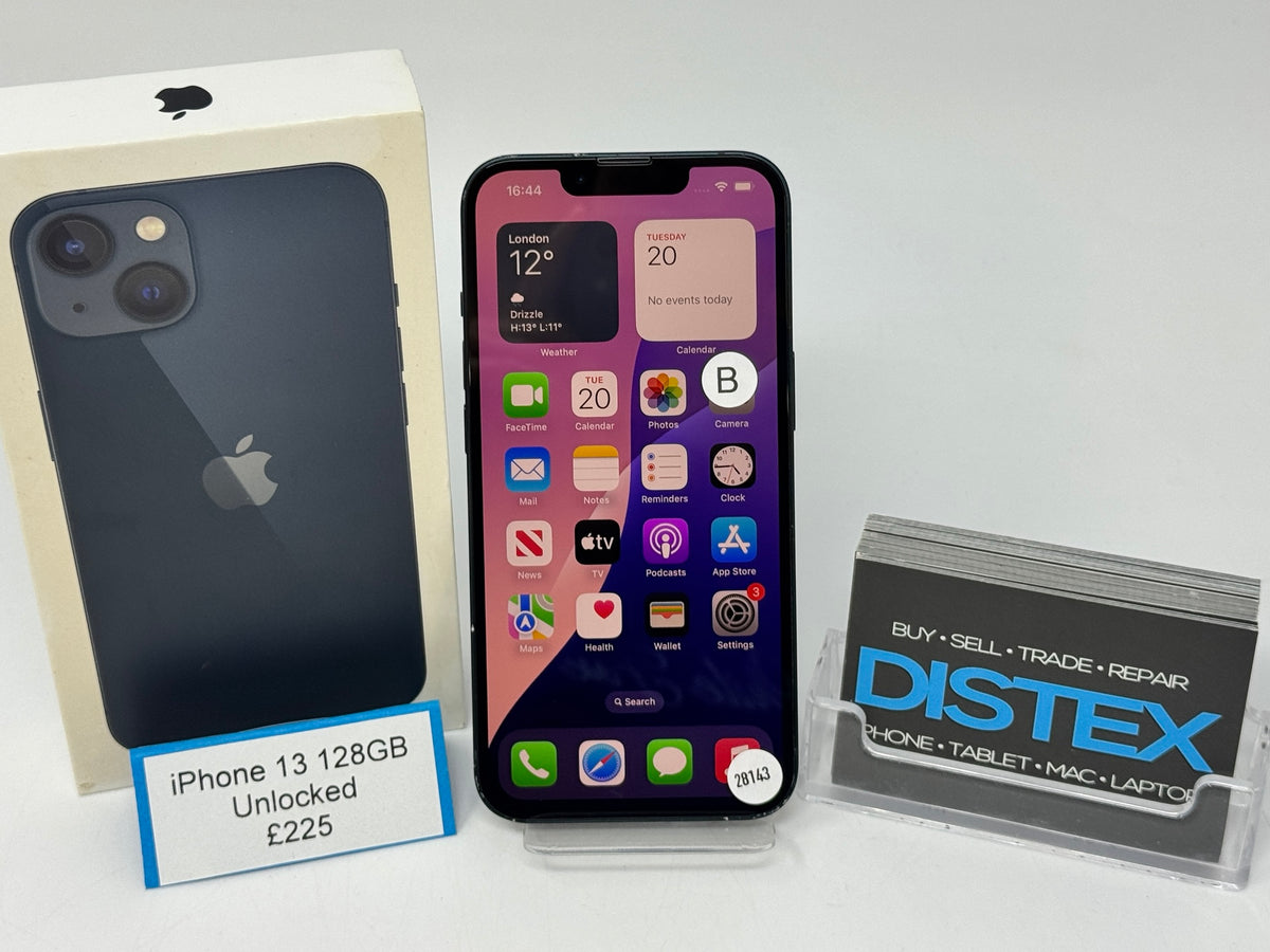 Apple iPhone 13 128GB Unlocked Midnight (B) M28143