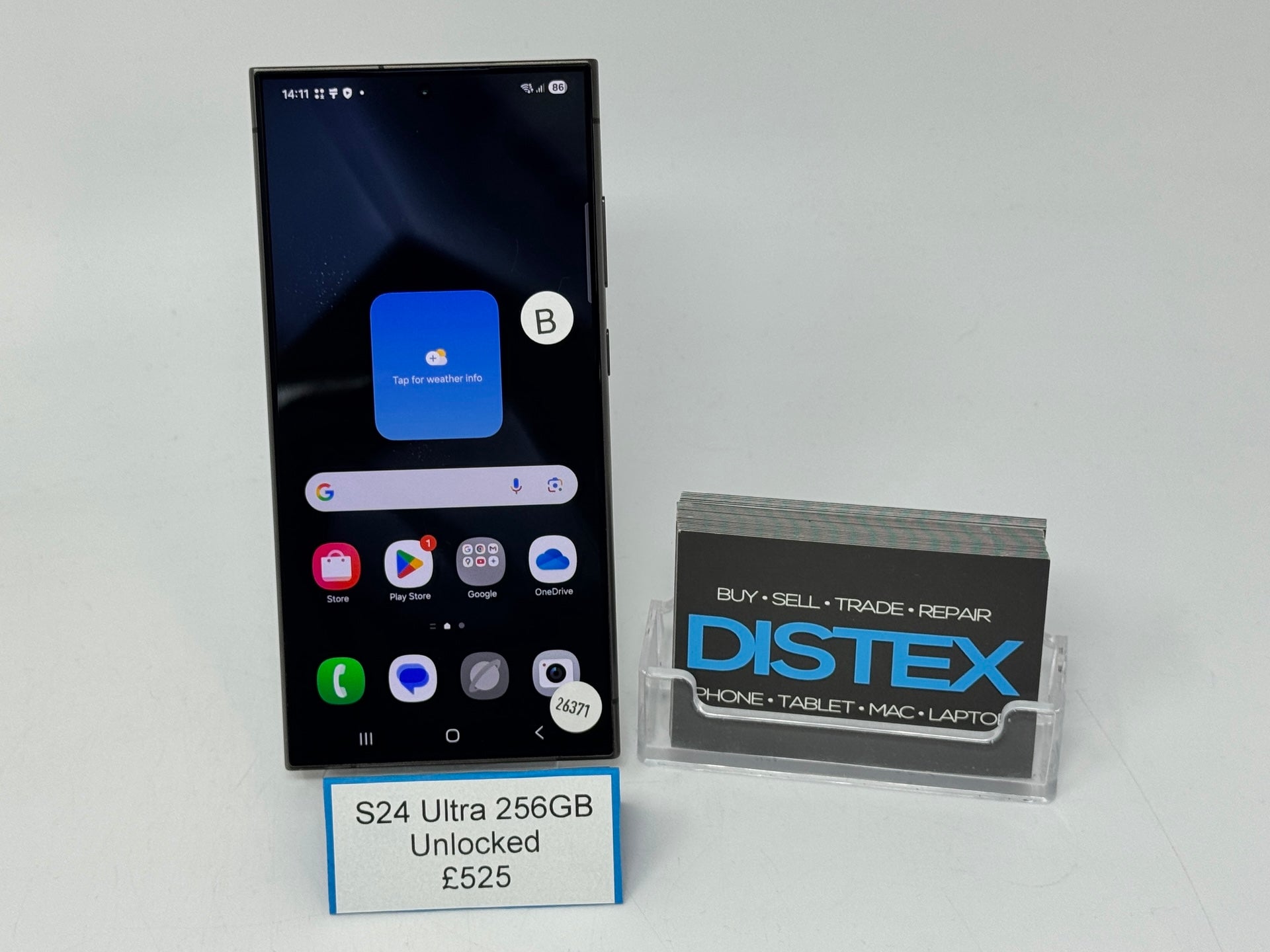 Samsung Galaxy S24 Ultra 256GB Unlocked Titanium Black (B) M26371