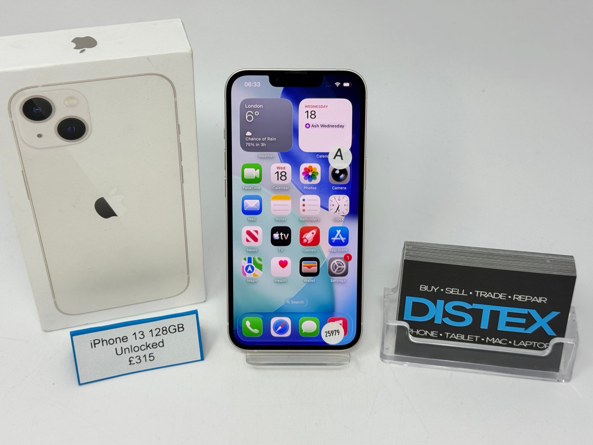 Apple iPhone 13 128GB Unlocked Starlight (A) M25979