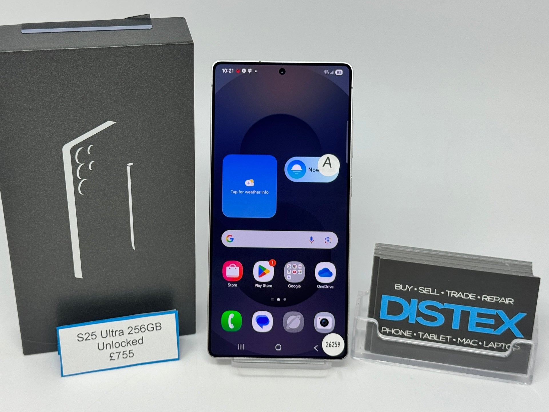 Samsung S25 Ultra 256GB Unlocked Titanium Silverblue (A) M26259