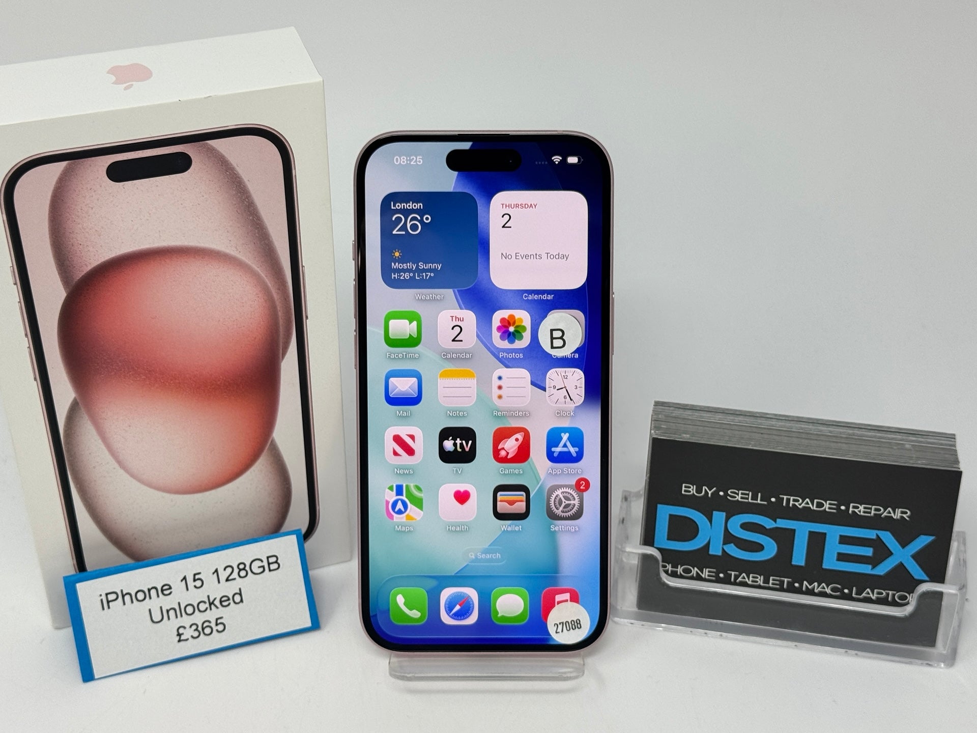 Apple iPhone 15 128GB Unlocked Pink (B) M27088
