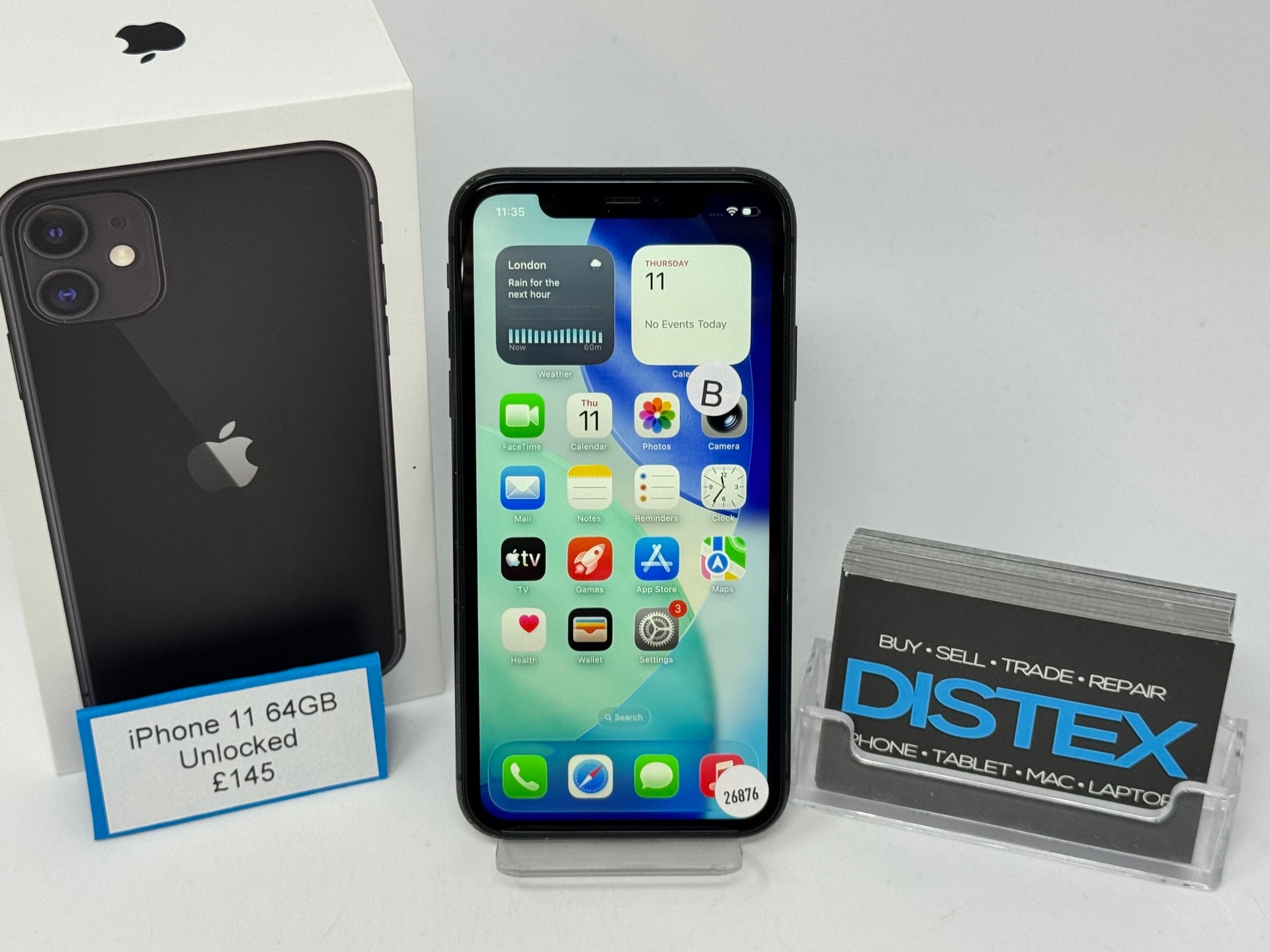 Apple iPhone 11 64GB Unlocked Black (B) M26876