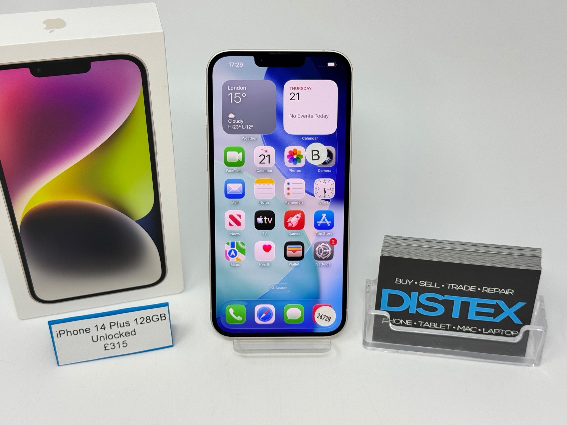 Apple iPhone 14 Plus 128GB Unlocked Starlight (B) M26728