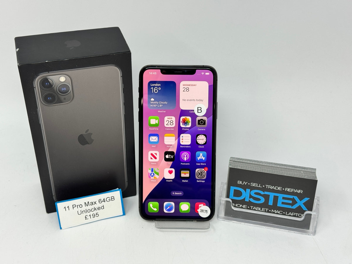 Apple iPhone 11 Pro Max 64GB Unlocked Space Grey (B) M28175