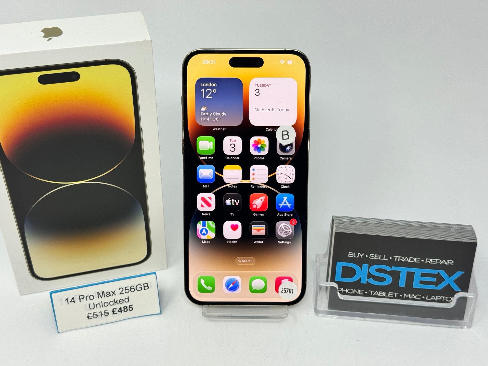 Apple iPhone 14 Pro Max 256GB Unlocked Gold (B) M25701