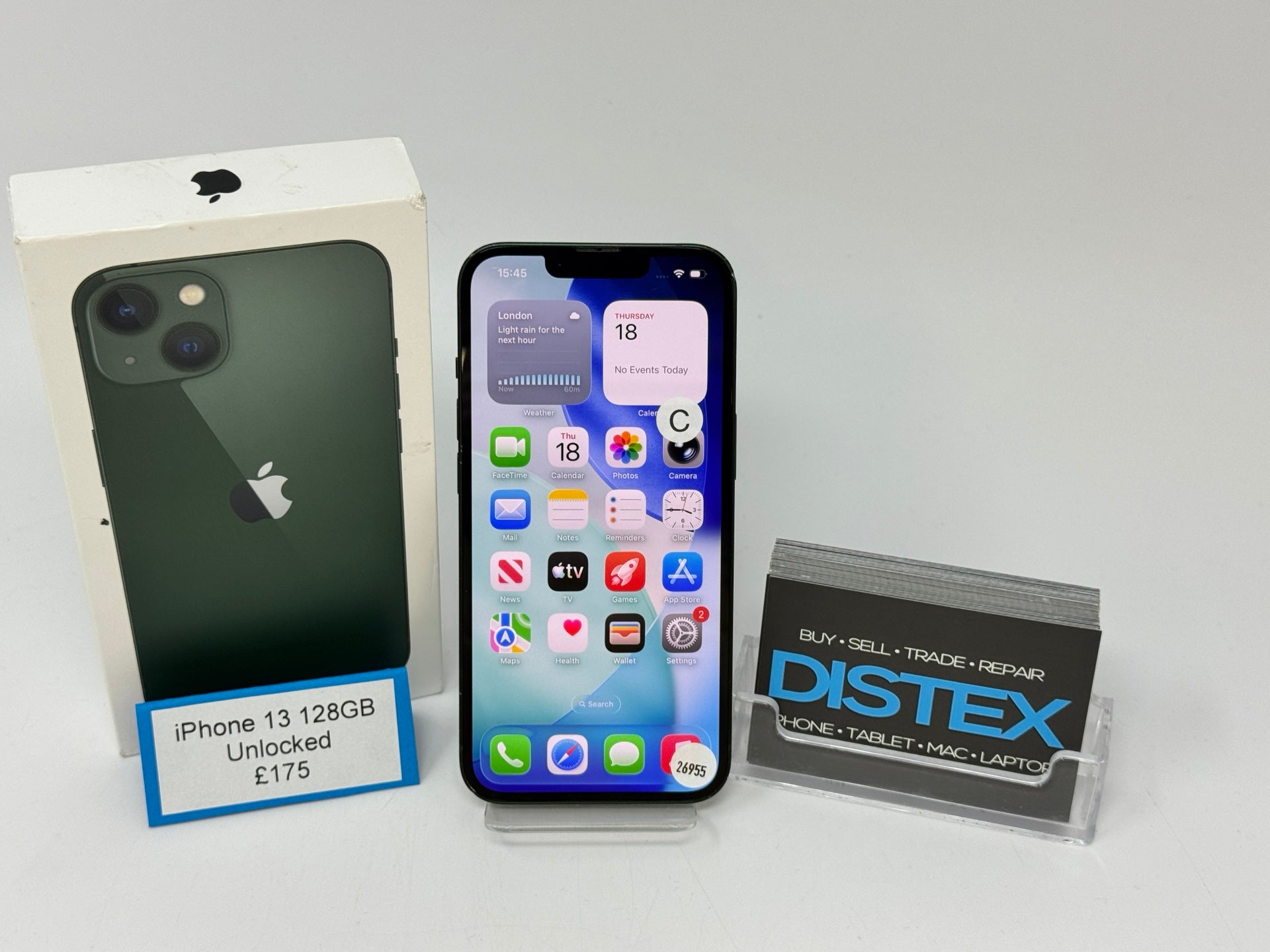 Apple iPhone 13 128GB Unlocked Green (C) M26955