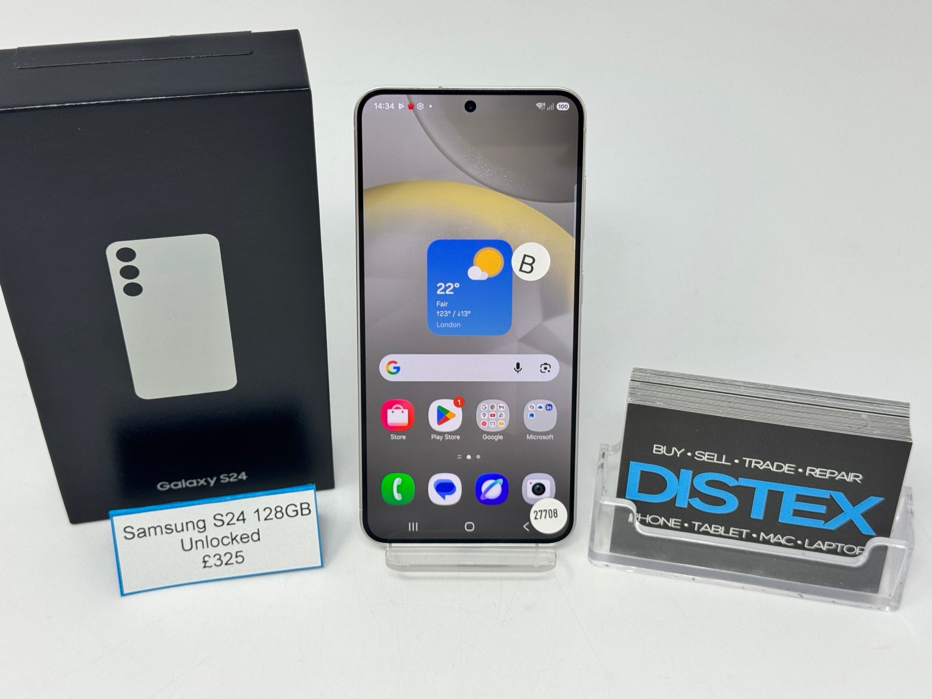 Samsung Galaxy S24 128GB Unlocked Marble Grey (B) M27708