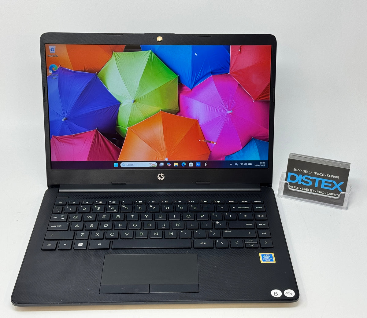 HP 14-cf2517sa Laptop 4GB RAM 128GB SSD Intel Pentium 6405U WIndows 11 (B) M27574