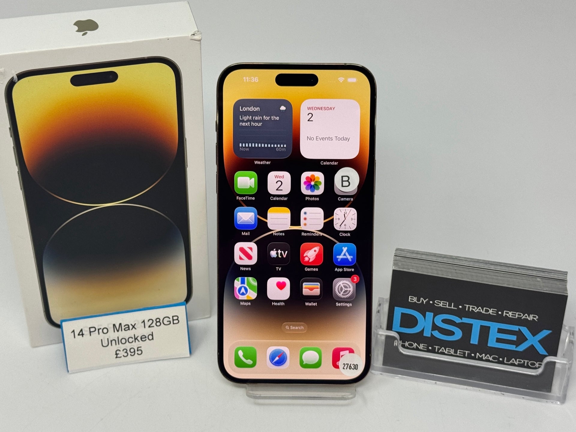 Apple iPhone 14 Pro Max 128GB Unlocked Gold (B) M27630
