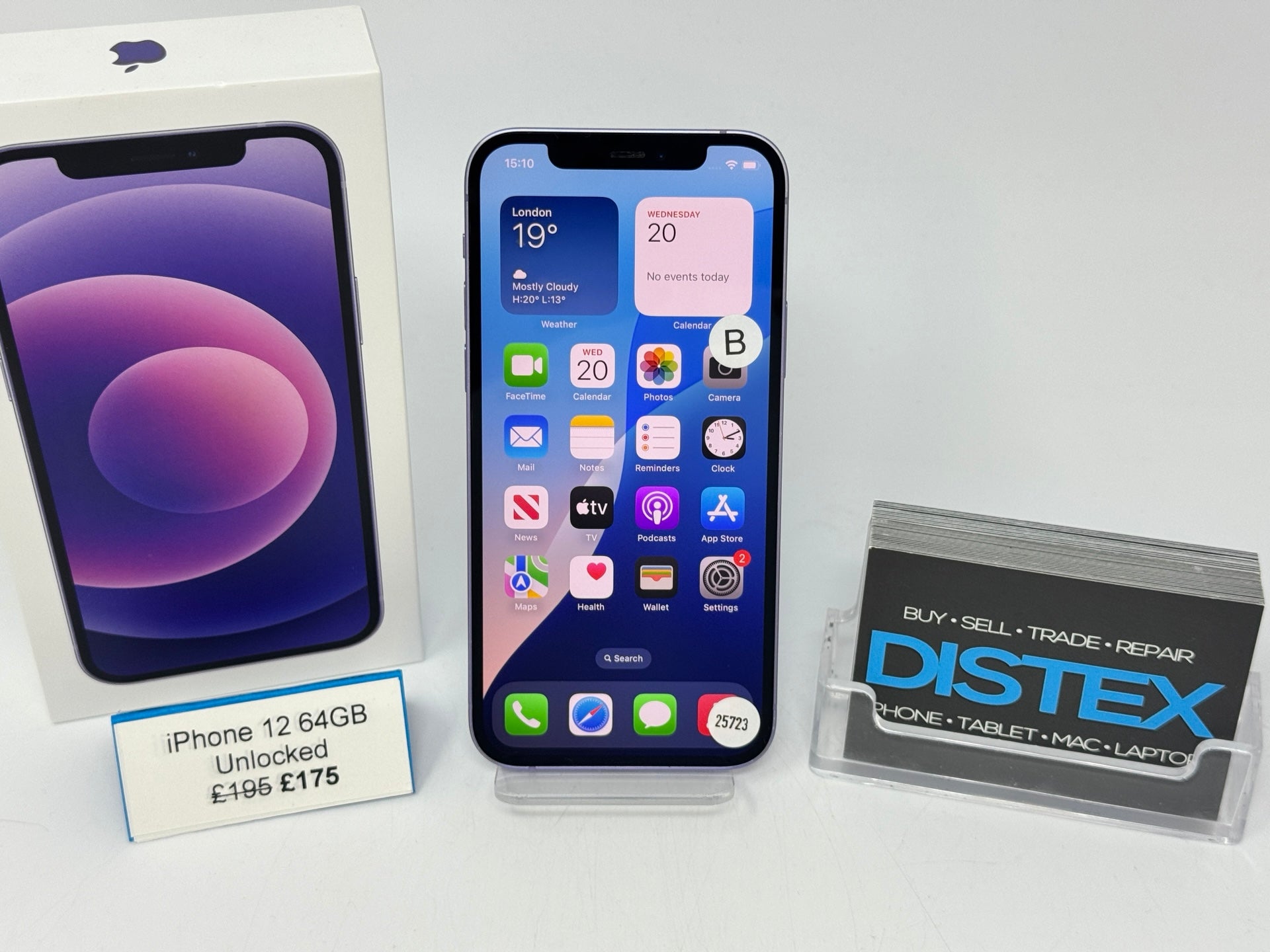 Apple iPhone 12 64GB Unlocked Purple (B) M25723