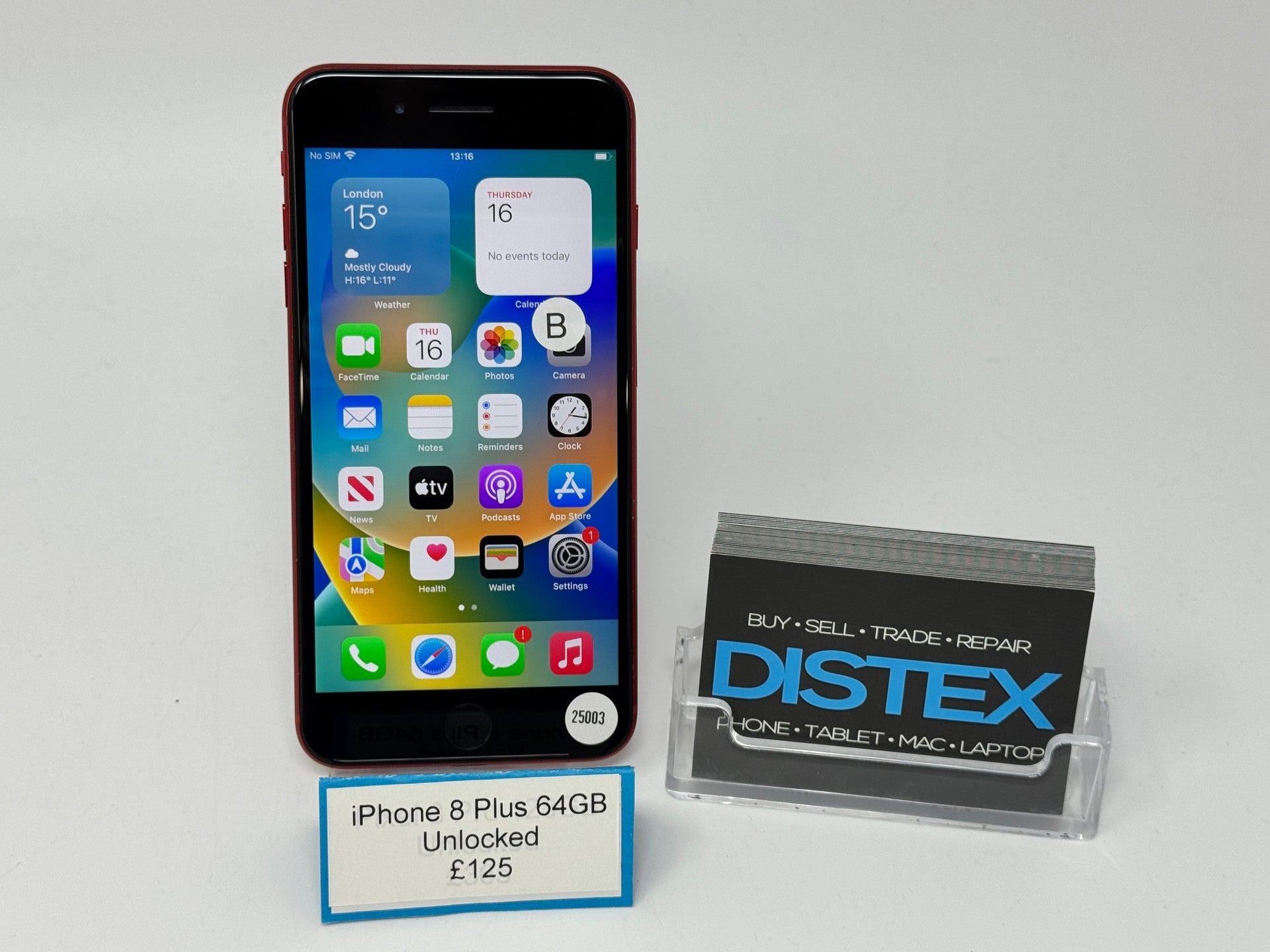 Apple iPhone 8 Plus 64GB Unlocked Red (B) M25003