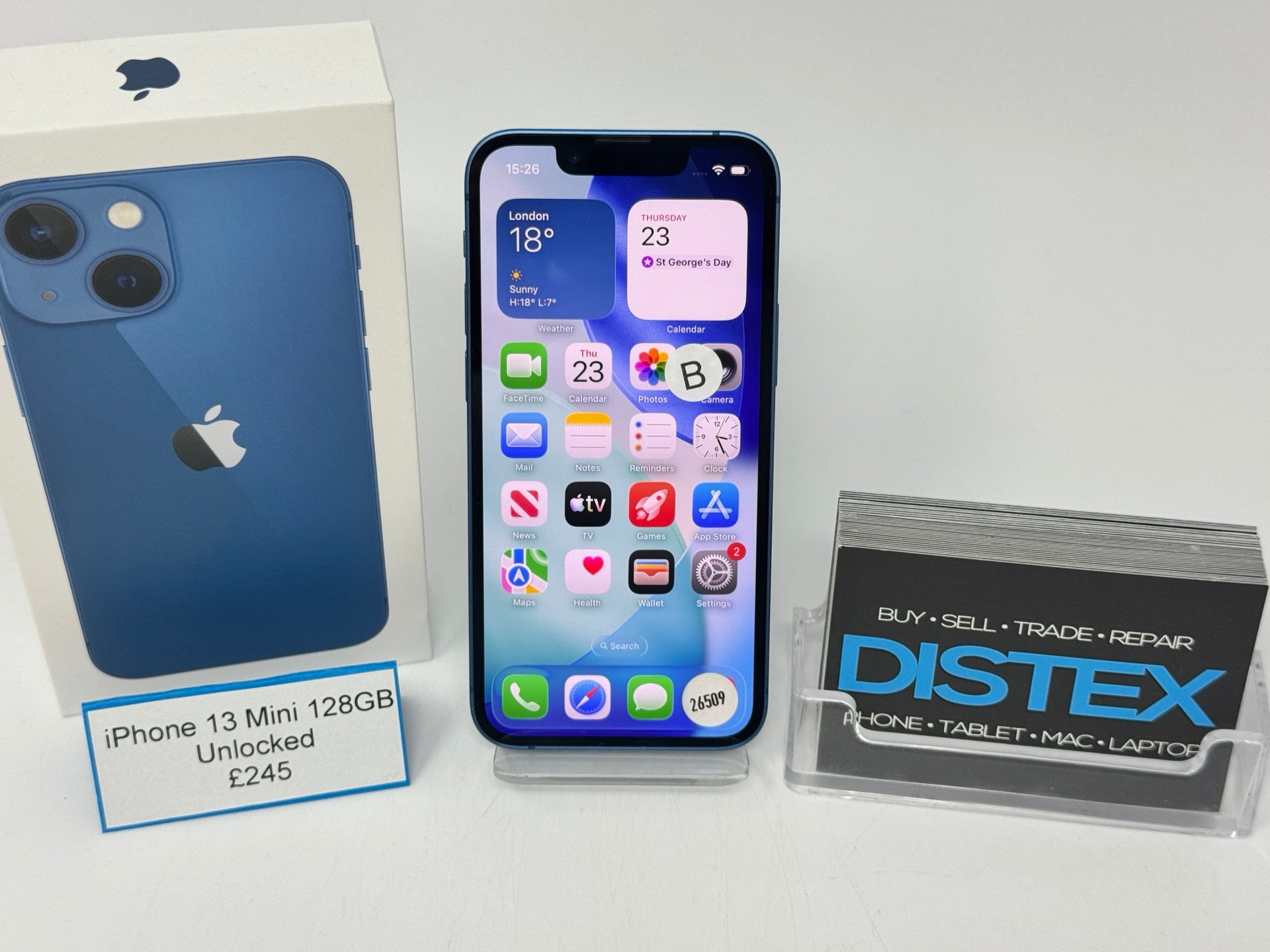 Apple iPhone 13 Mini 128GB Unlocked Blue (B) M26509