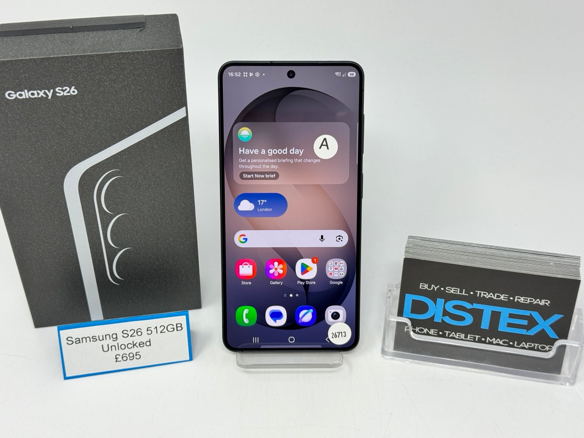 Samsung Galaxy S26 512GB Unlocked Black (A) M26713