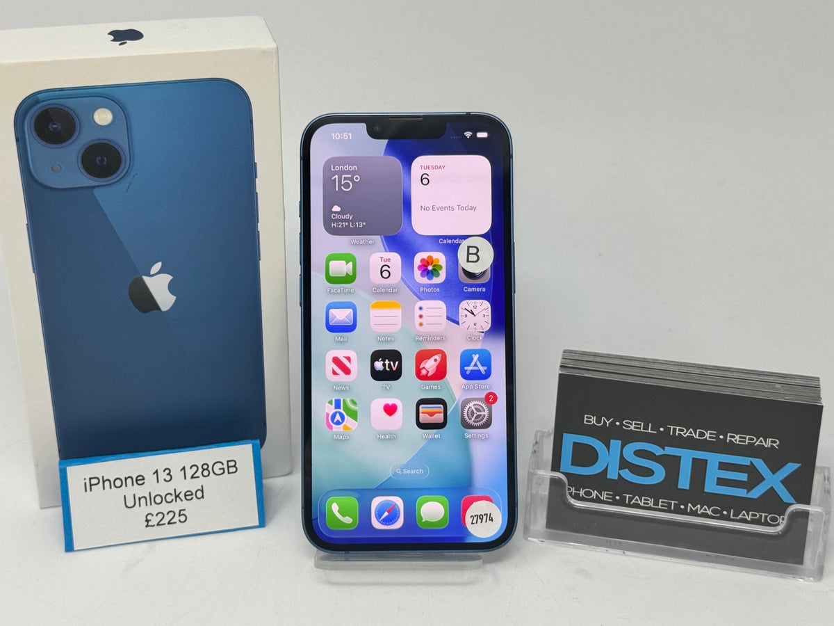 Apple iPhone 13 128GB Unlocked Blue (B) M27974