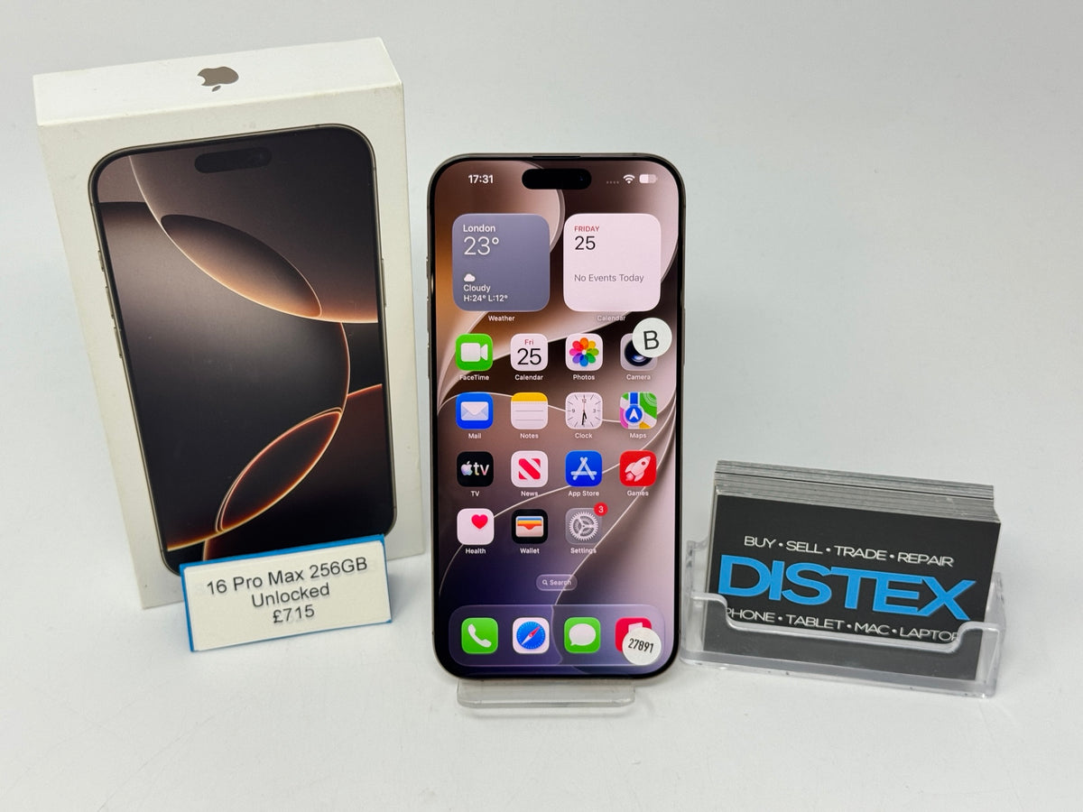 Apple iPhone 16 Pro Max 256GB Unlocked Desert Titanium (B) M27891