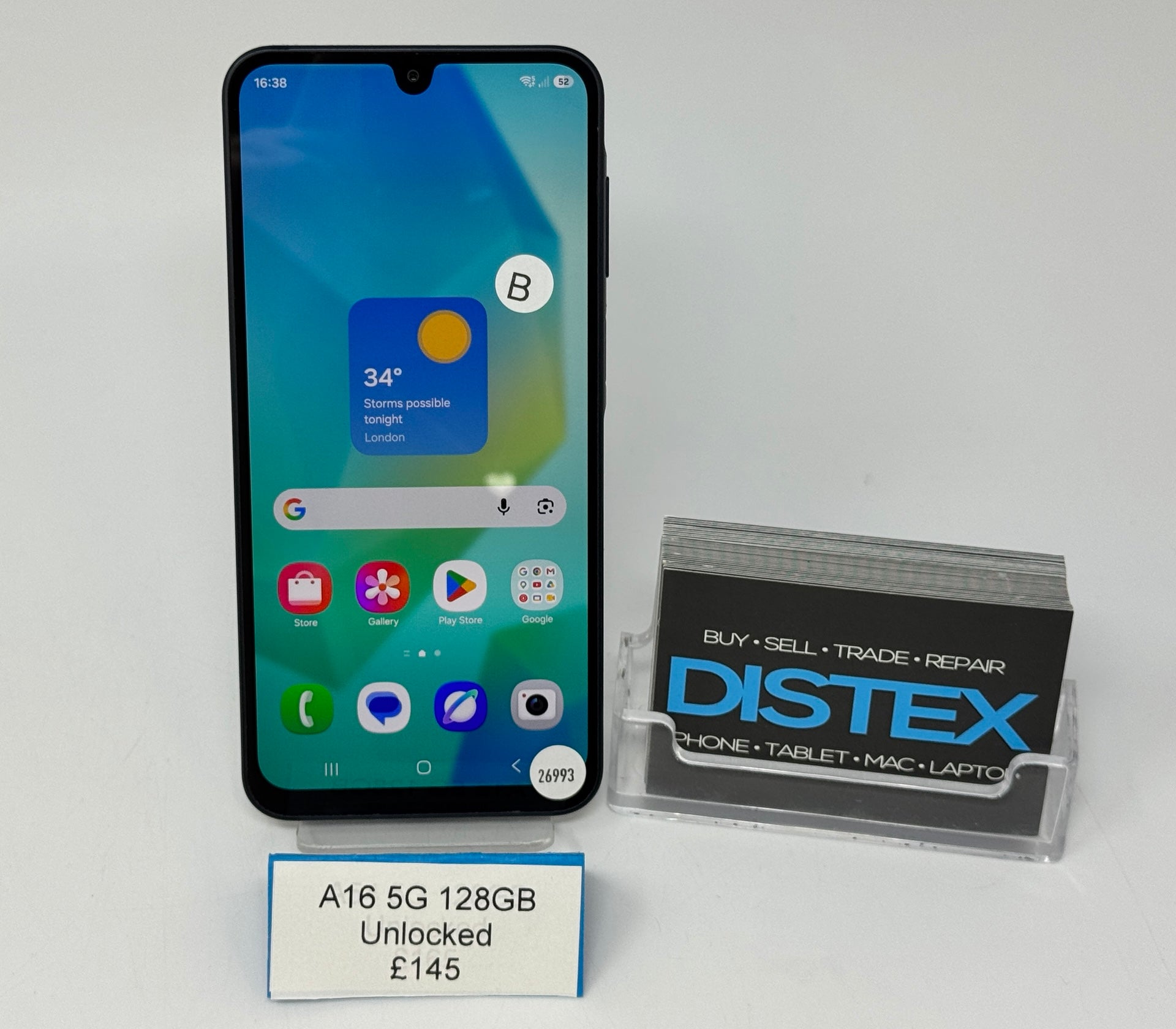 Samsung Galaxy A16 5G 128GB Unlocked Blue Black (B) M26993