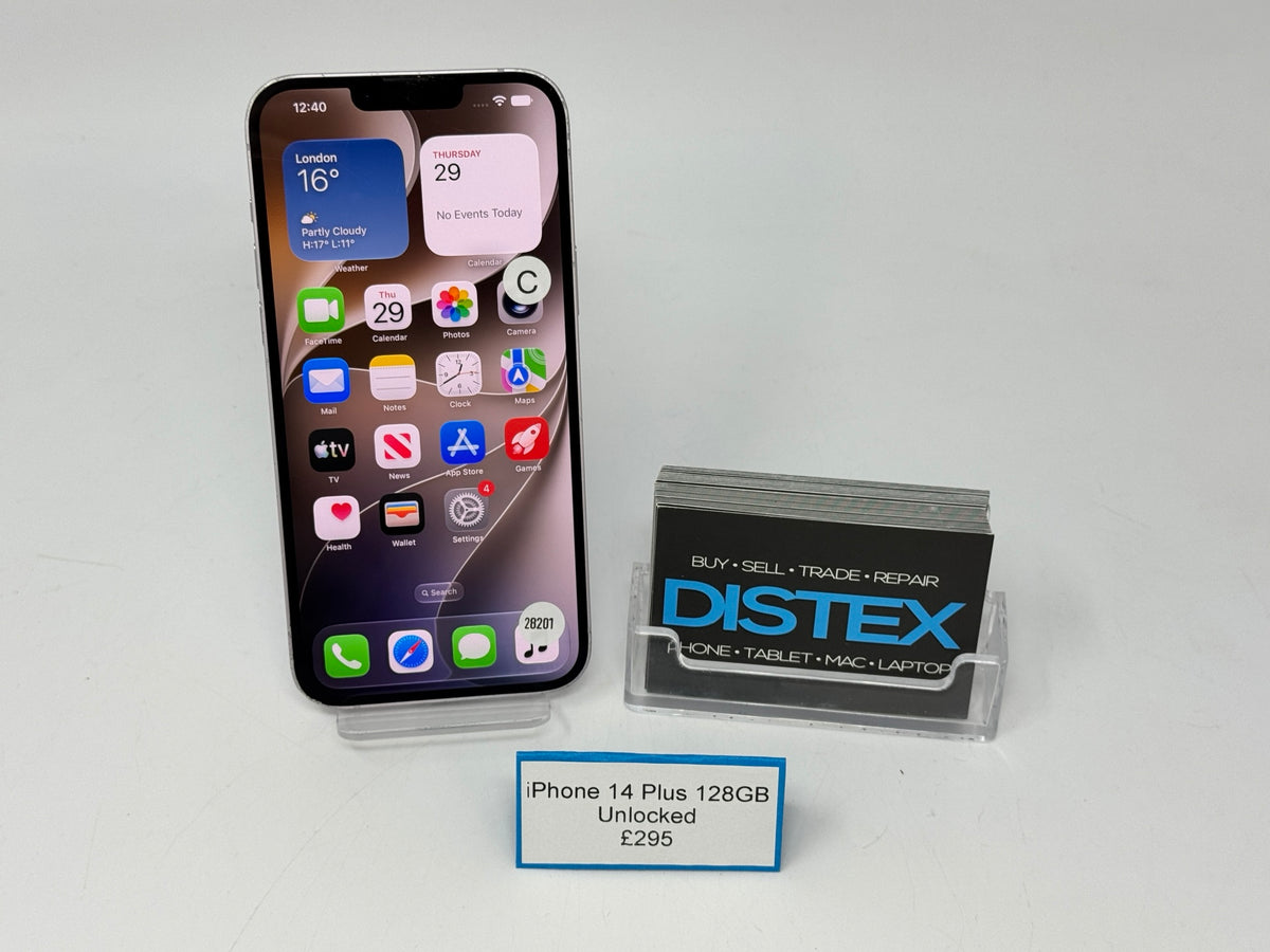 Apple iPhone 14 Plus 128GB Unlocked Starlight (C) M28201