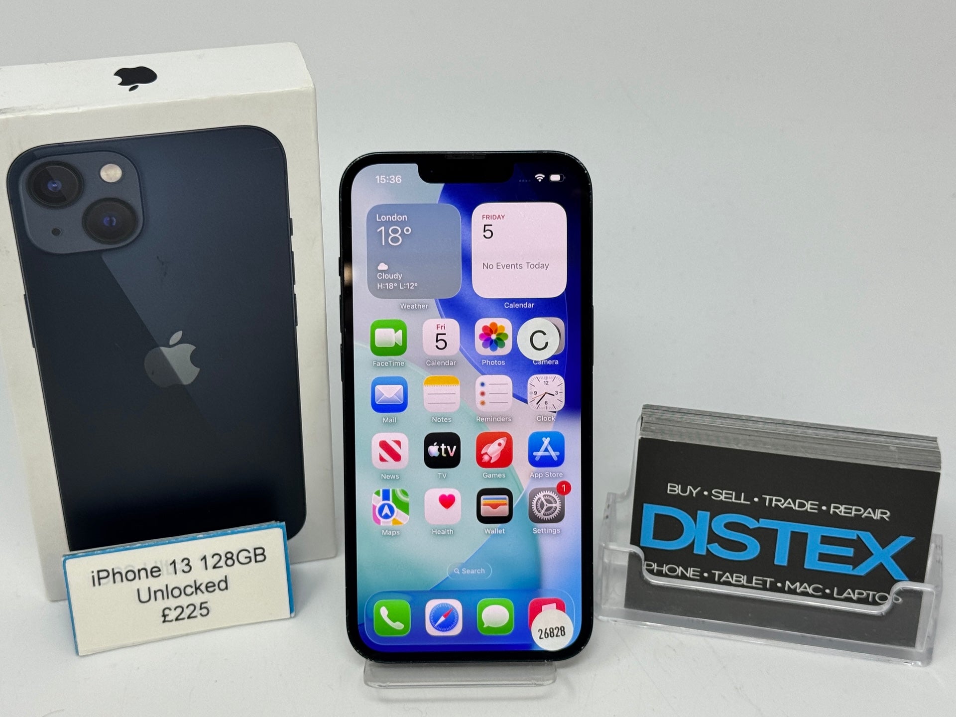 Apple iPhone 13 128GB Unlocked Midnight (C) M26828