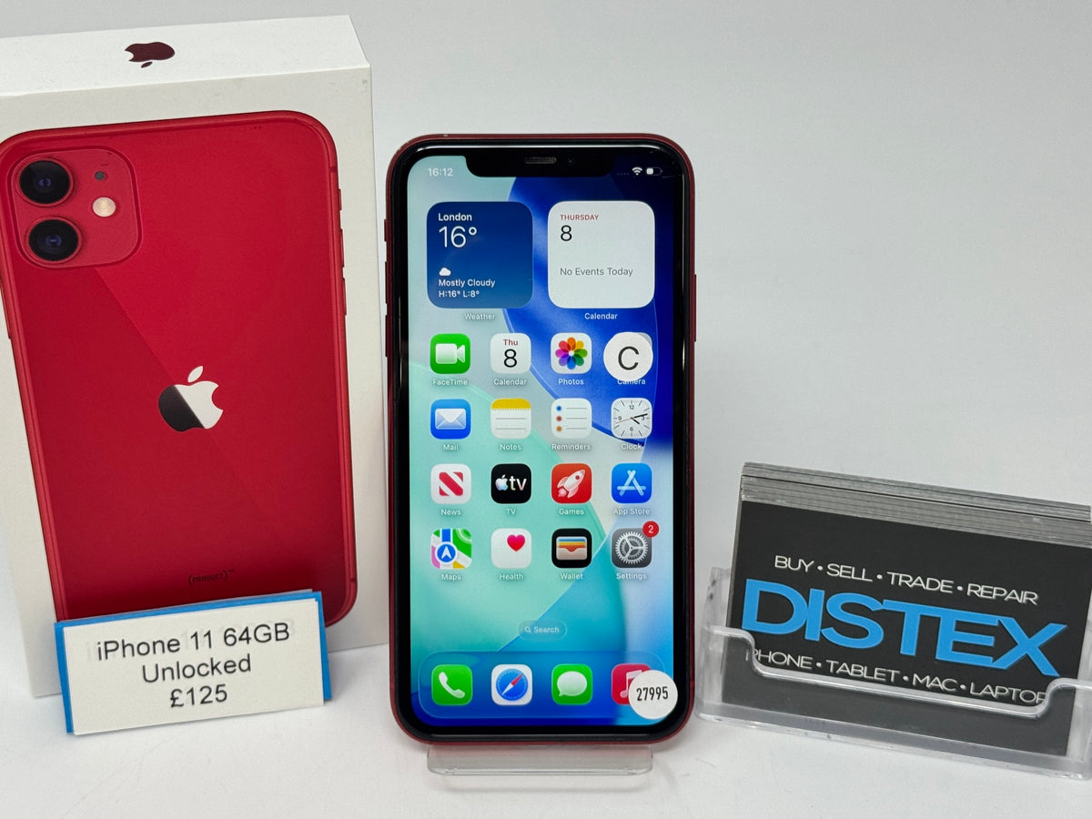 Apple iPhone 11 64GB Unlocked Red (B) M27995