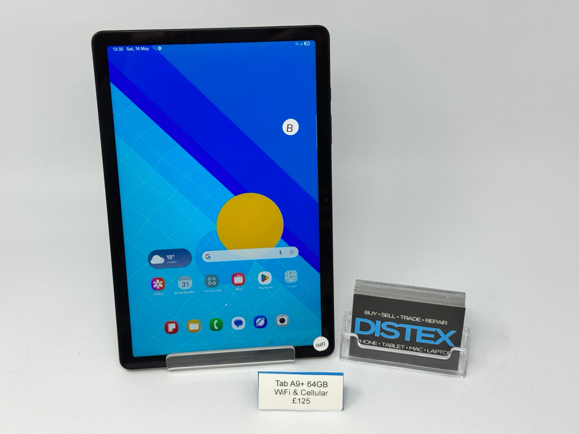 Samsung Galaxy Tab A9+ 11" 64GB WiFi+Cellular Graphite (B) M26692