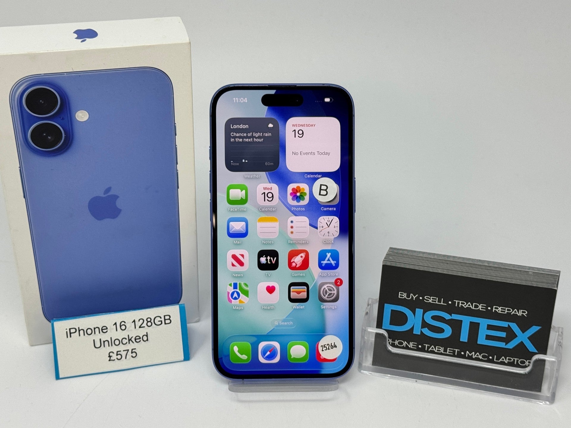 Apple iPhone 16 128GB Unlocked Ultramarine (B) M25264
