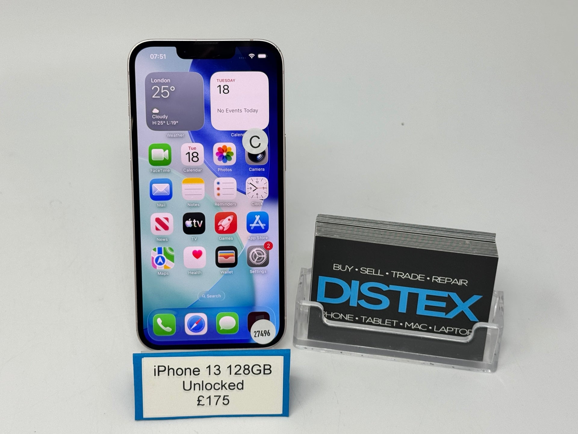 Apple iPhone 13 128GB Unlocked Pink (C) M27496