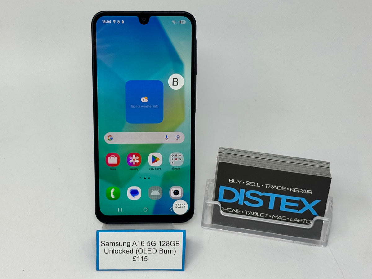 Samsung A16 5G 128GB Unlocked Blue Black (B) M28232