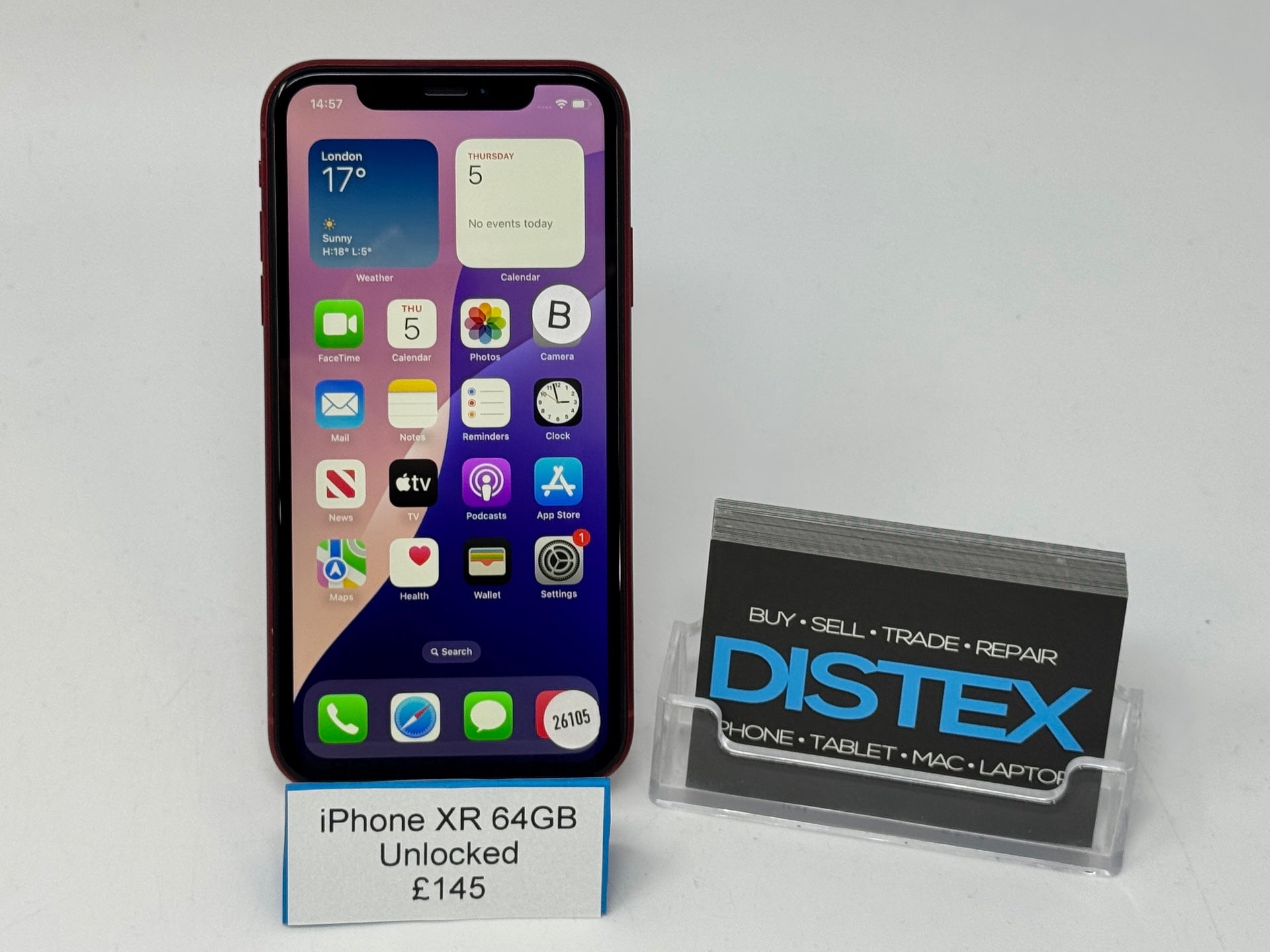 Apple iPhone XR 64GB Unlocked Red (B) M26105