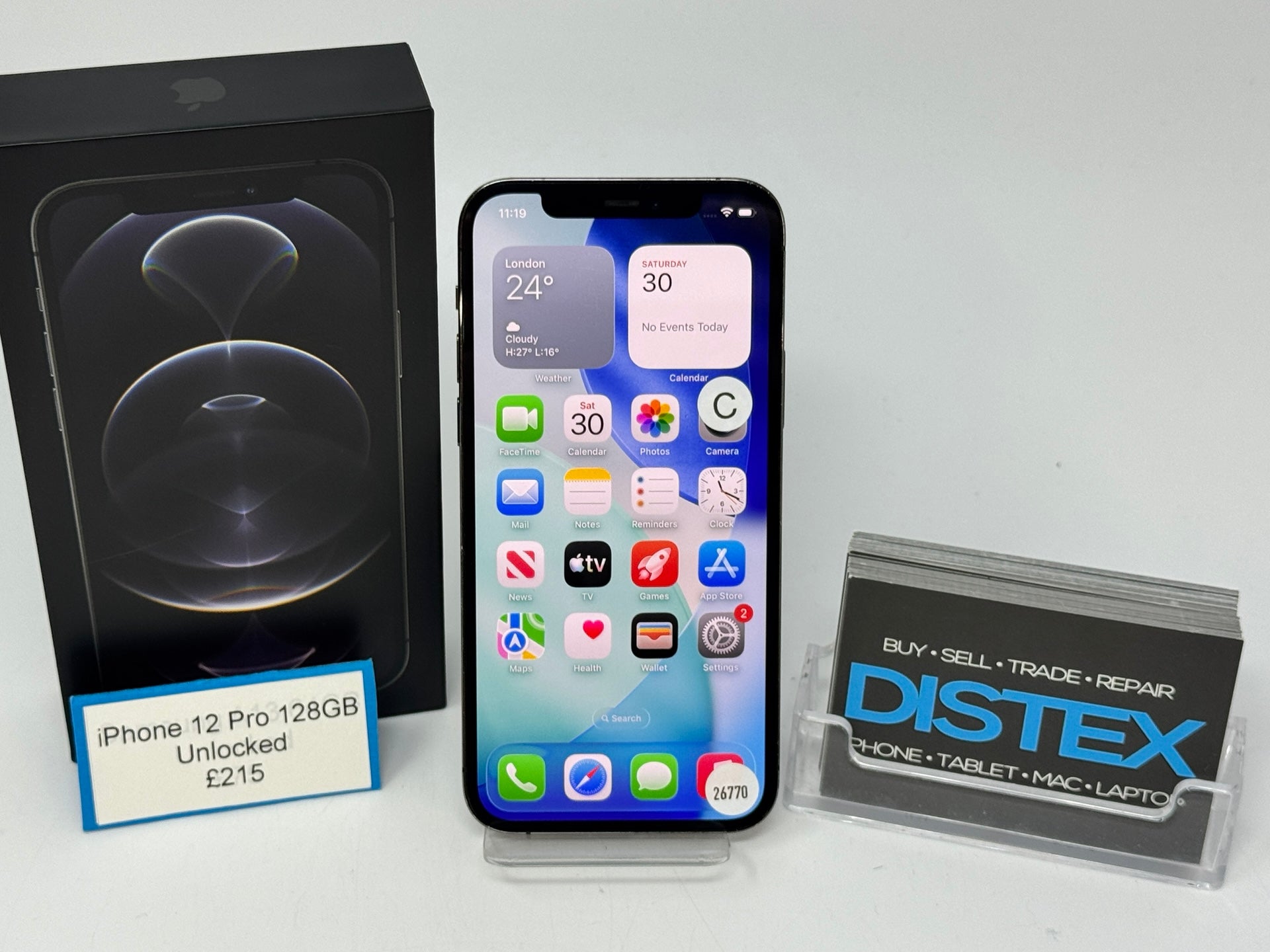 Apple iPhone 12 Pro 128GB Unlocked Graphite (C) M26770