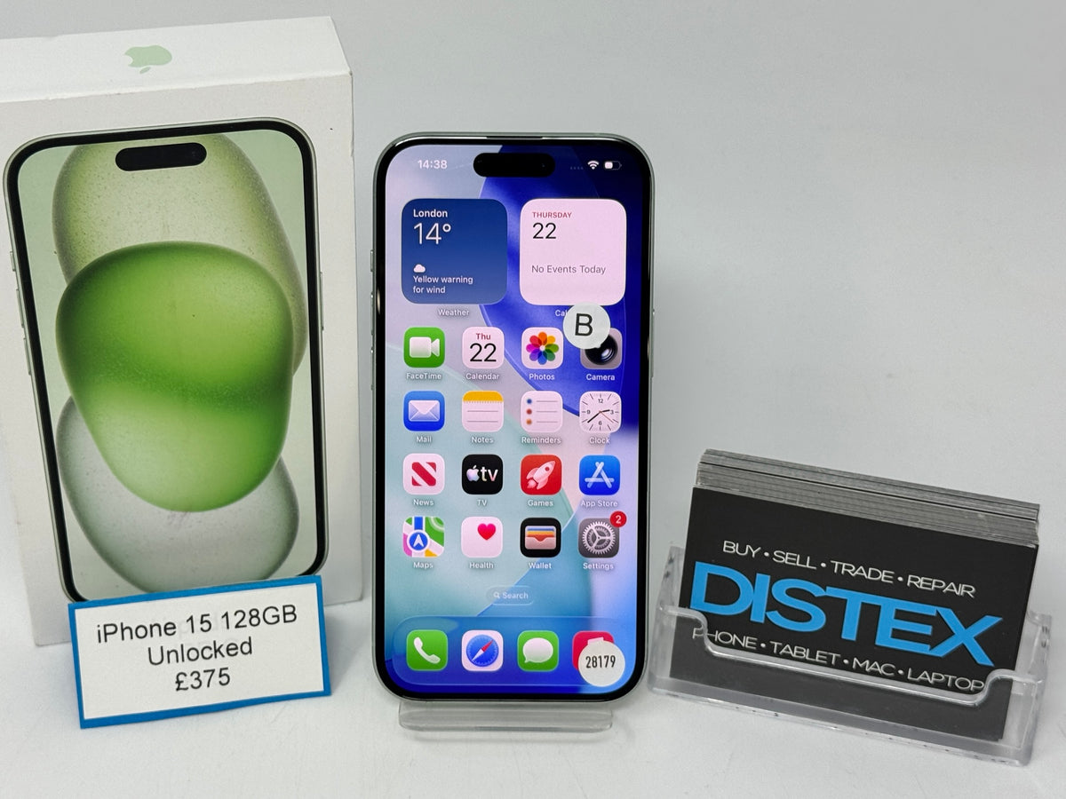 Apple iPhone 15 128GB Unlocked Green (B) M28179