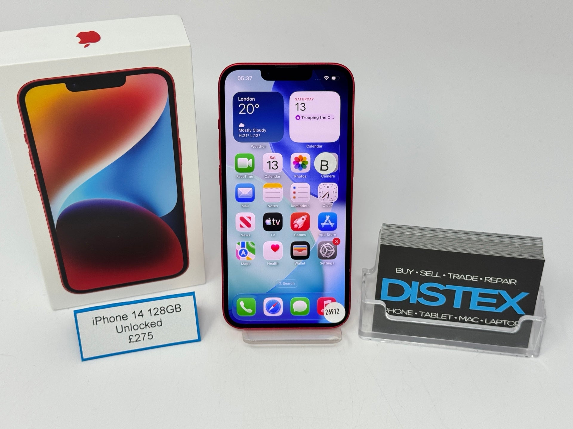Apple iPhone 14 128GB Unlocked Red (B) M26912