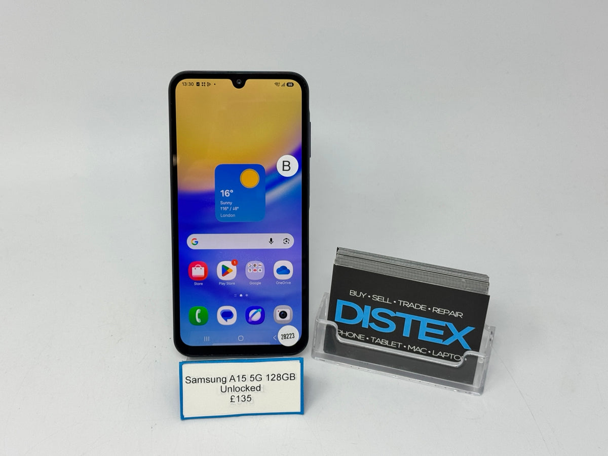 Samsung Galaxy A15 5G 128GB Unlocked Blue Black (B) M28223