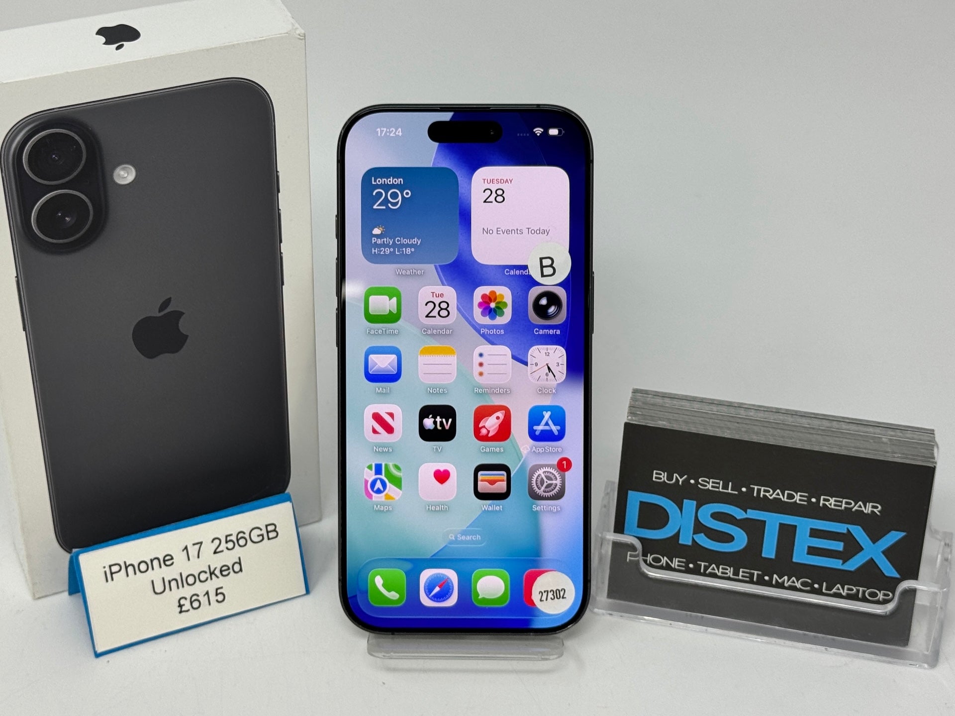 Apple iPhone 17 256GB Unlocked Black (B) M27302
