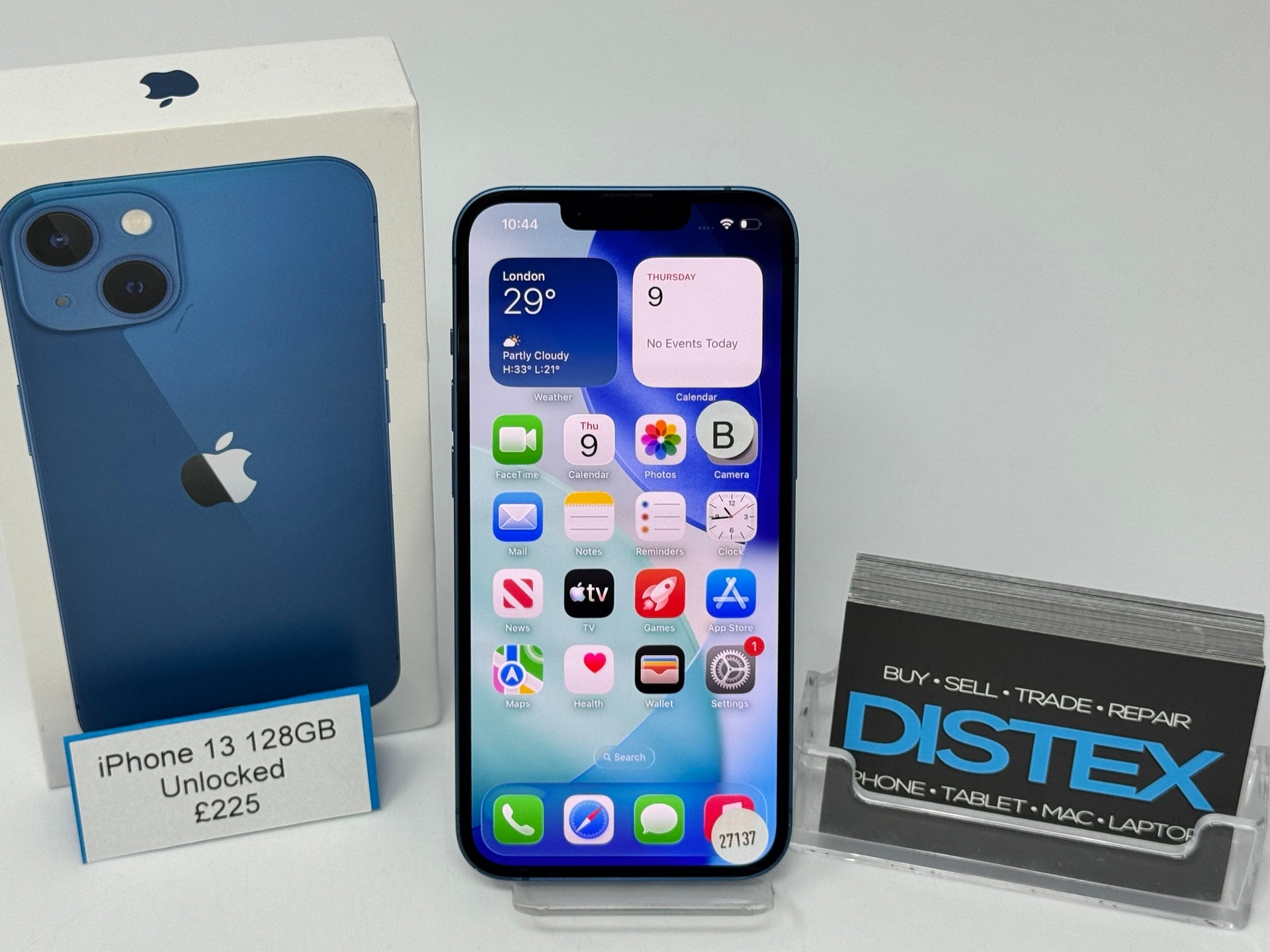 Apple iPhone 13 128GB Unlocked Blue (B) M27137