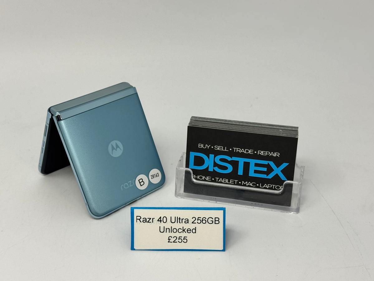 Motorola Razr 40 Ultra 256GB Unlocked Glacier Blue (B) M28163