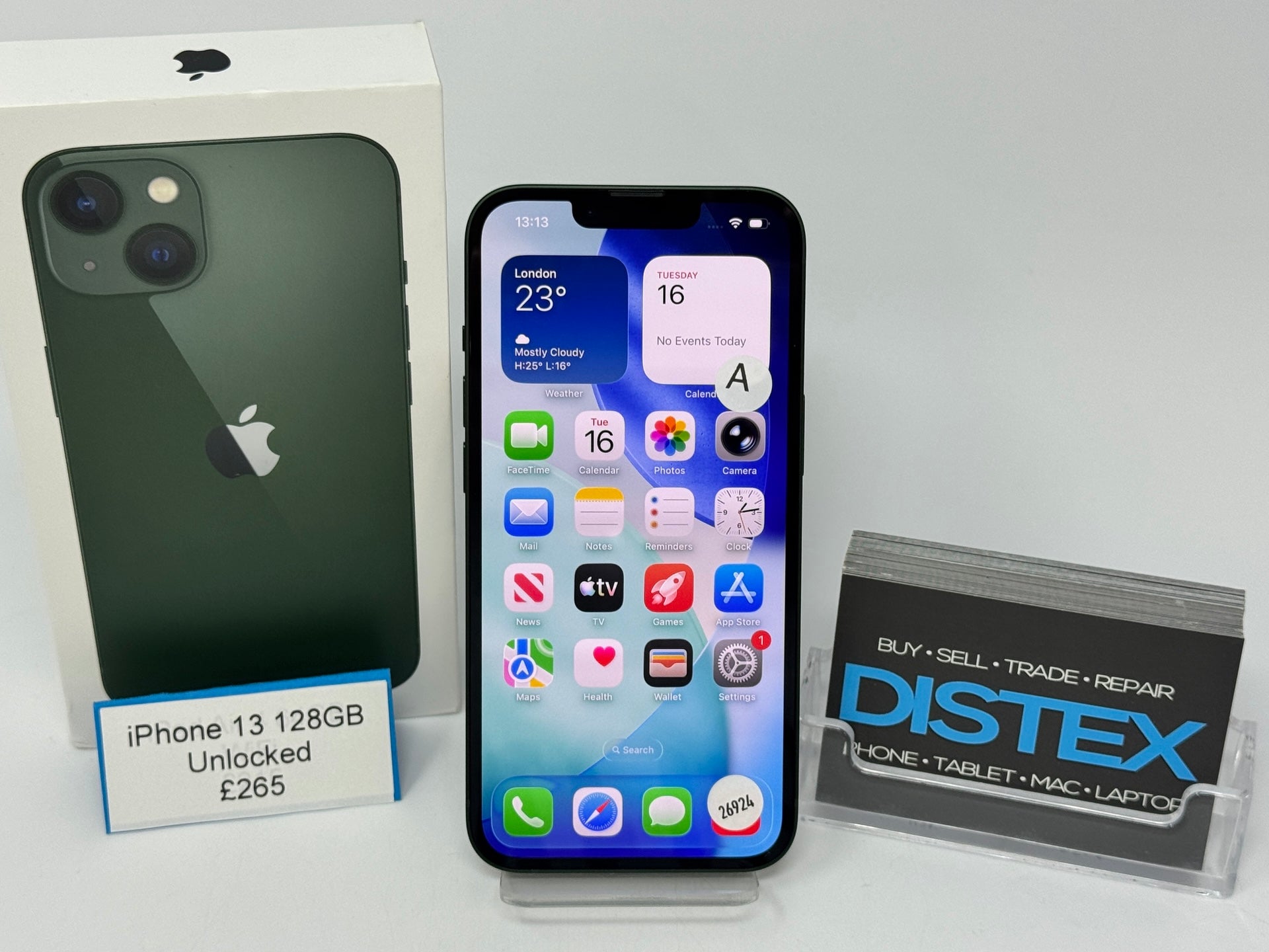 Apple iPhone 13 128GB Unlocked Green (A) M26924