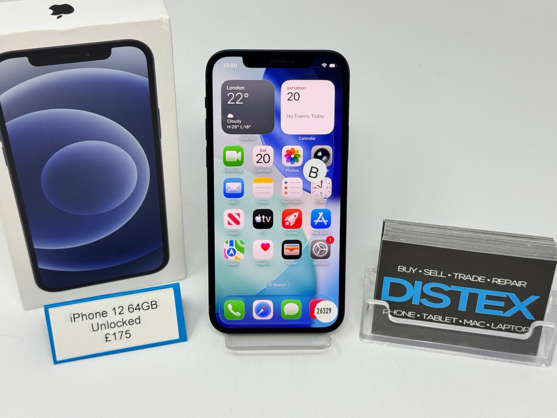Apple iPhone 12 64GB Unlocked Black (B) M26329
