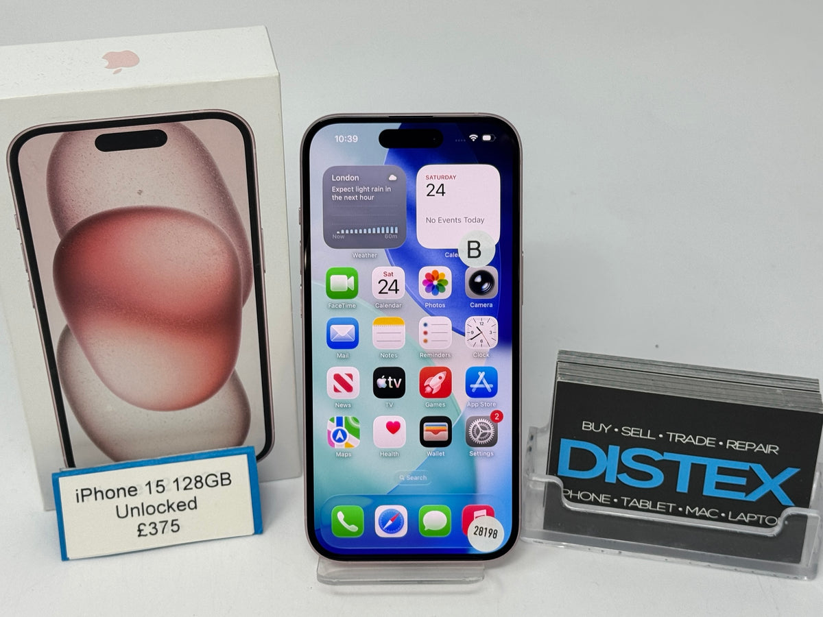 Apple iPhone 15 128GB Unlocked Pink (B) M28198