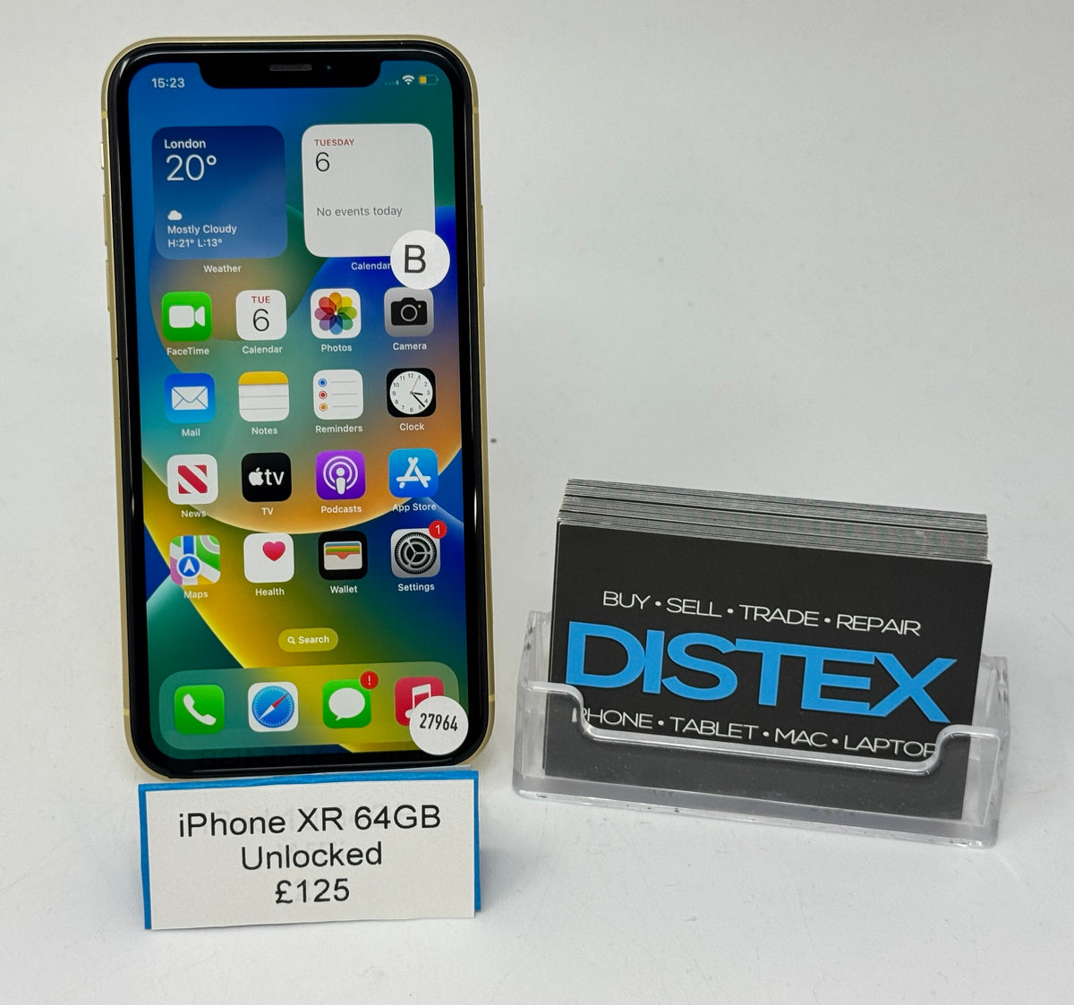 Apple iPhone XR 64GB Unlocked Yellow (B) M27964