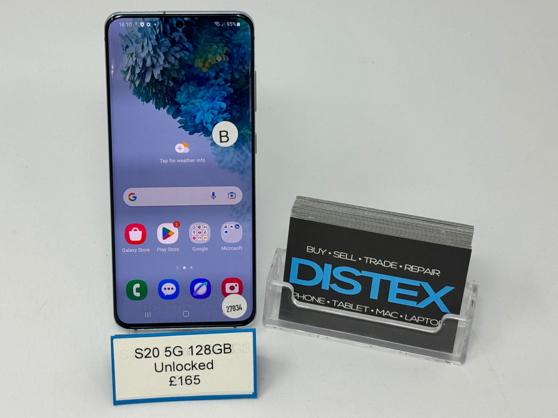 Samsung Galaxy S20 5G 128GB Unlocked Cloud Blue (B) M27034