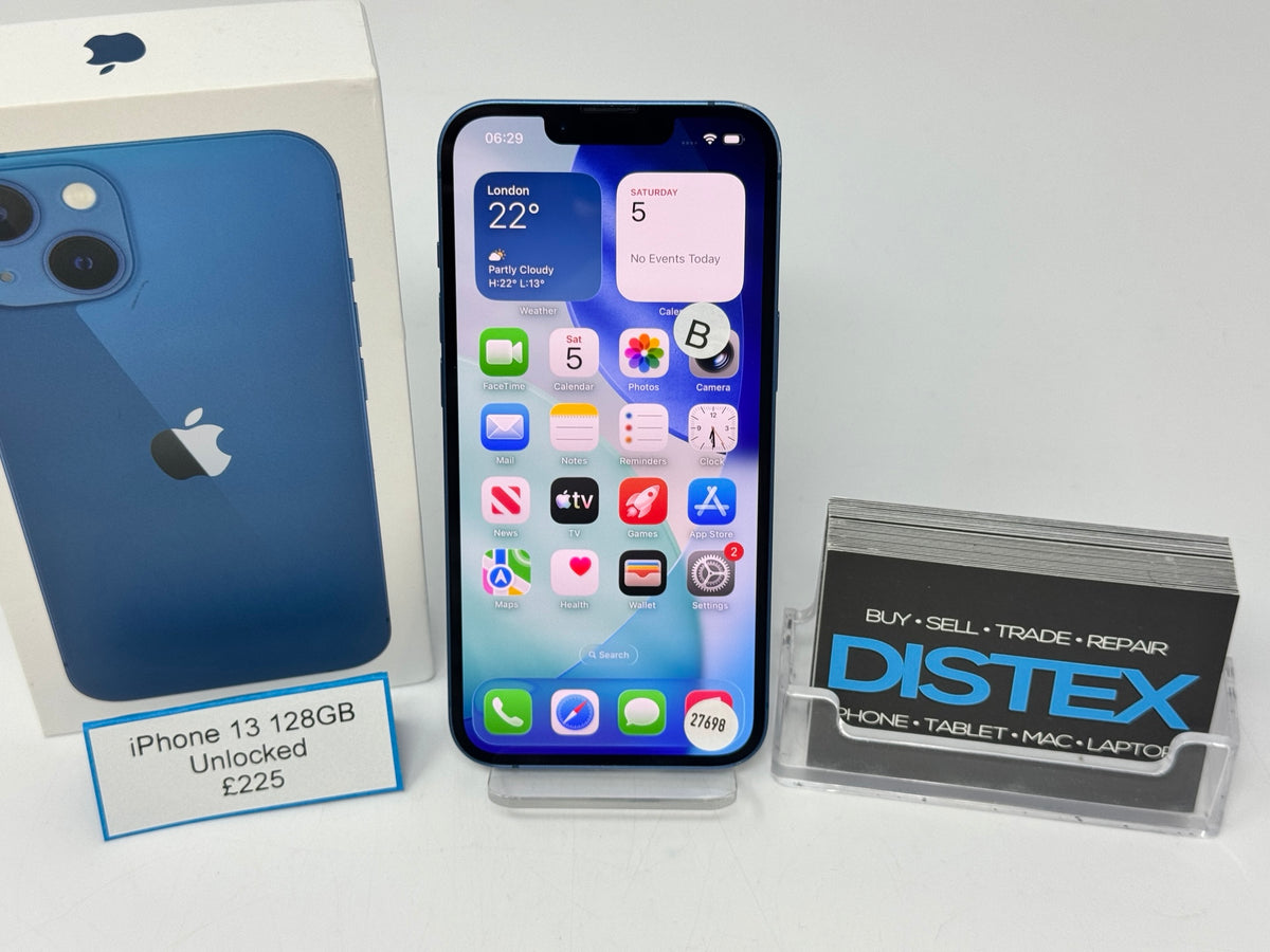 Apple iPhone 13 128GB Unlocked Blue (B) M27698