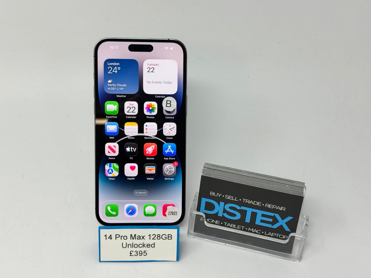 Apple iPhone 14 Pro Max 128GB Unlocked Deep Purple (B) M27822