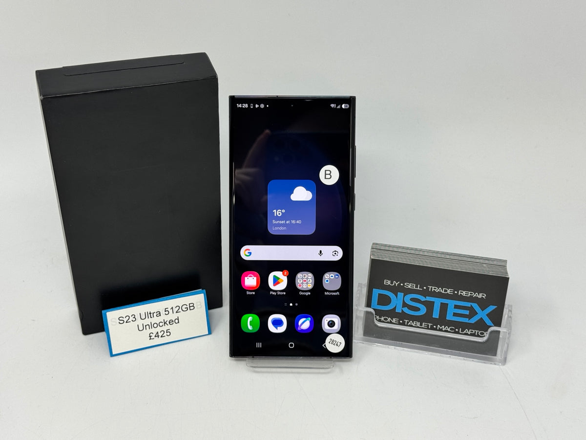 Samsung Galaxy S23 Ultra 512GB Unlocked Phantom Black (B) M28247