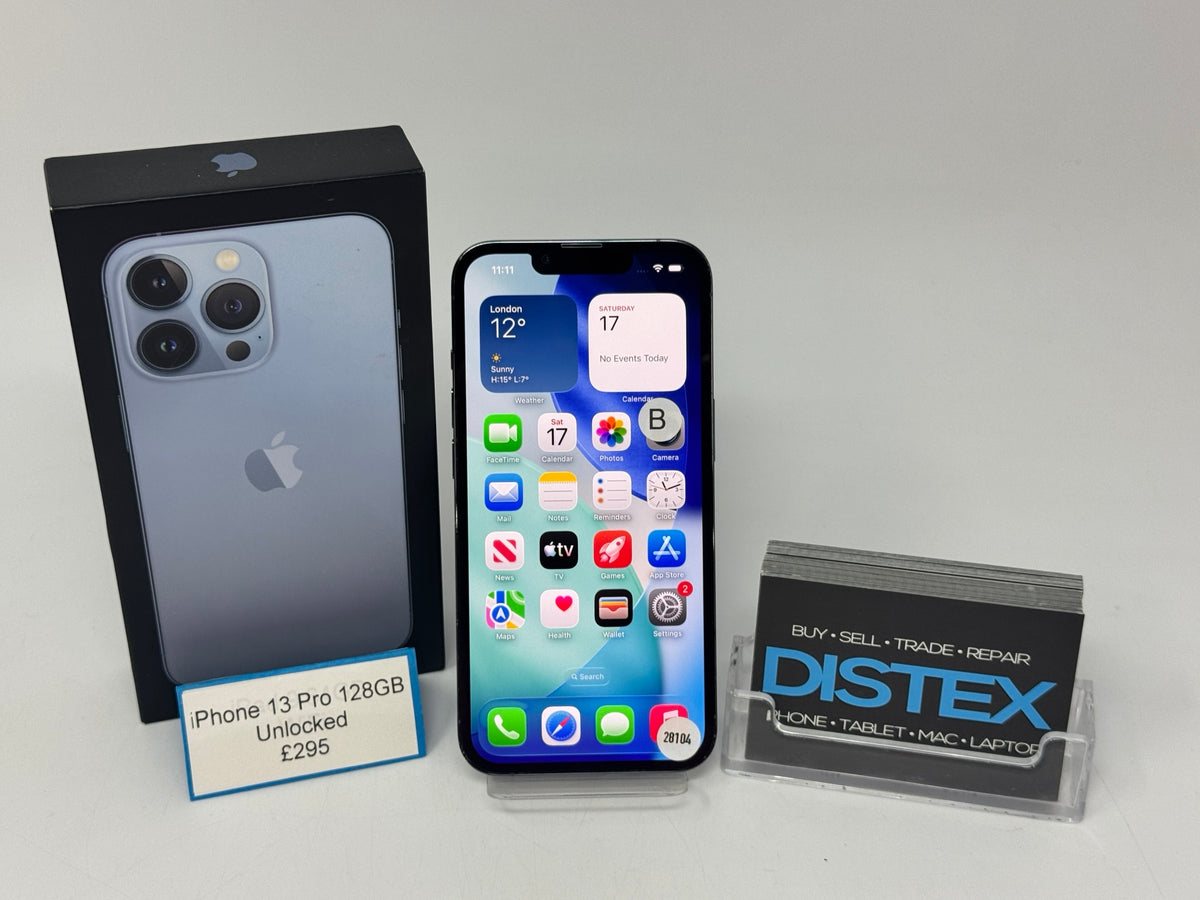Apple iPhone 13 Pro 128GB Unlocked Sierra Blue (B) M28104