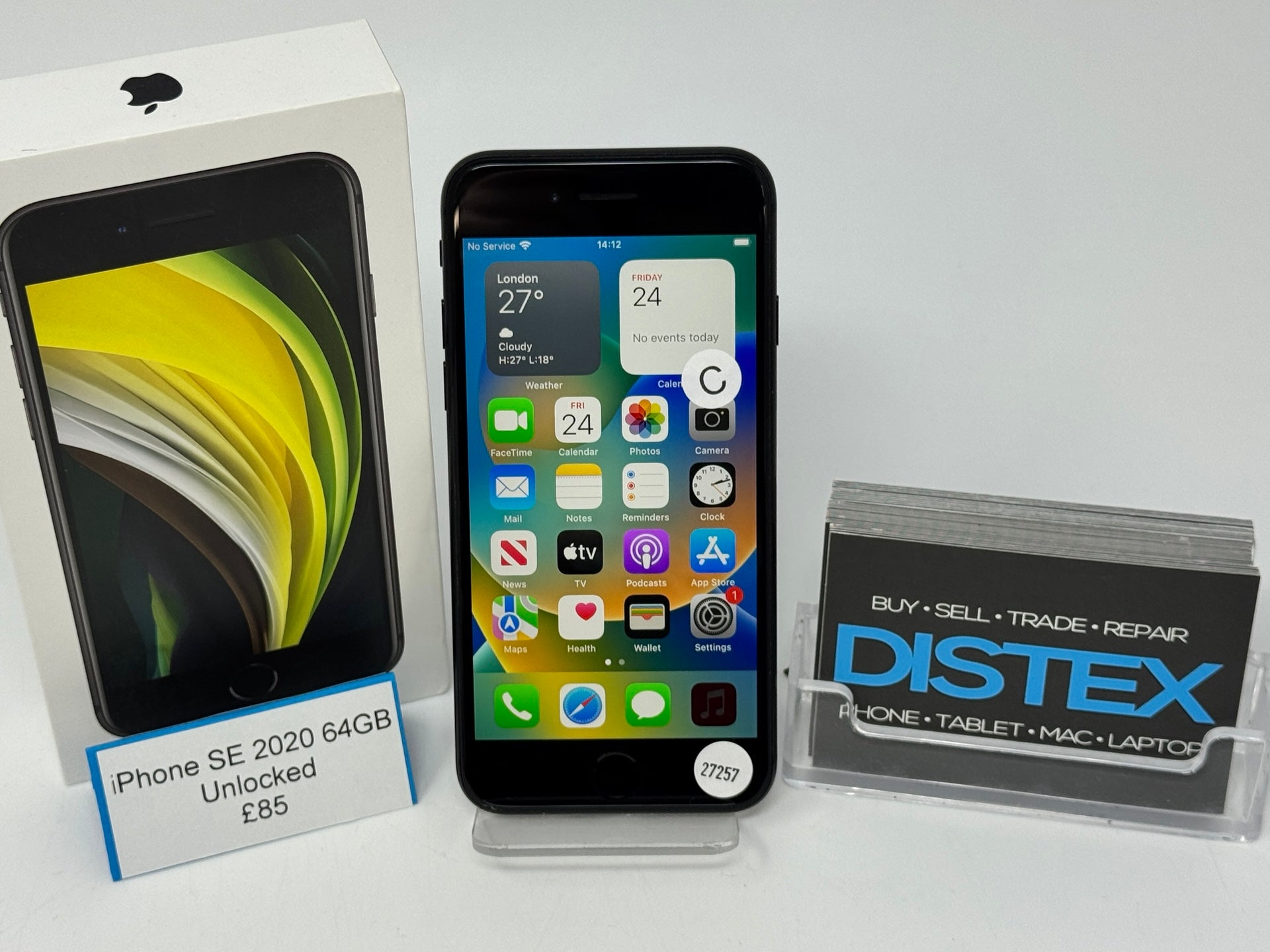 Apple iPhone SE 2020 64GB Unlocked Black (C) M27257
