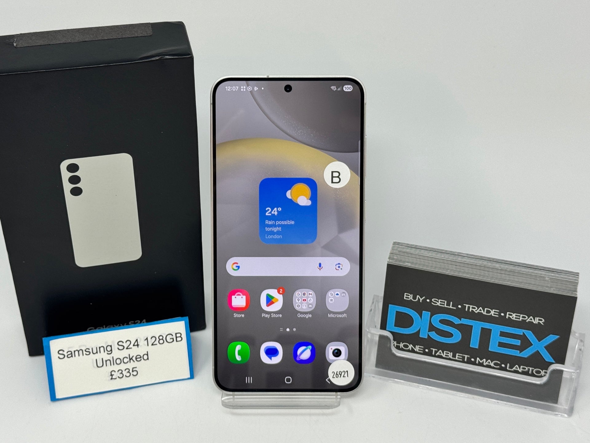 Samsung Galaxy S24 128GB Unlocked Marble Grey (B) M26921