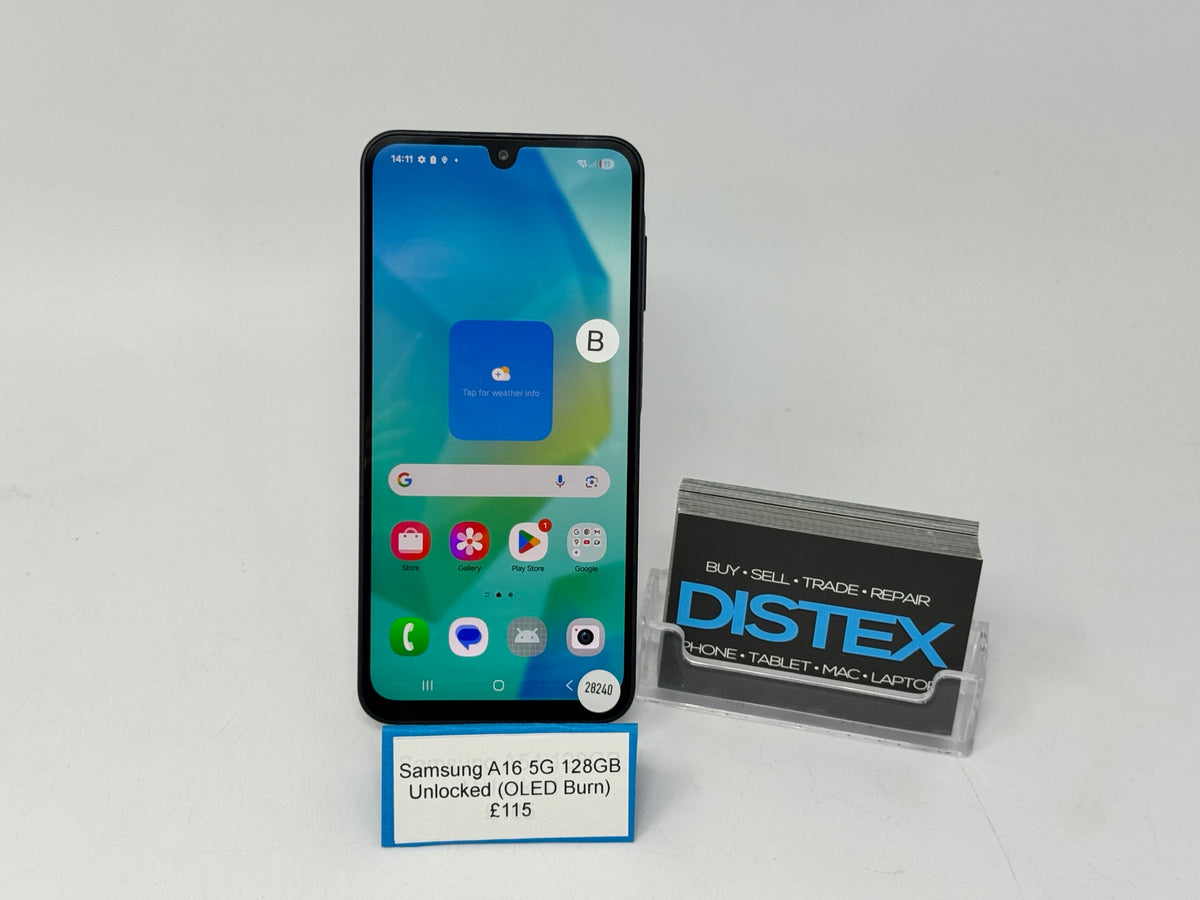 Samsung A16 5G 128GB Unlocked Blue Black (B) M28240