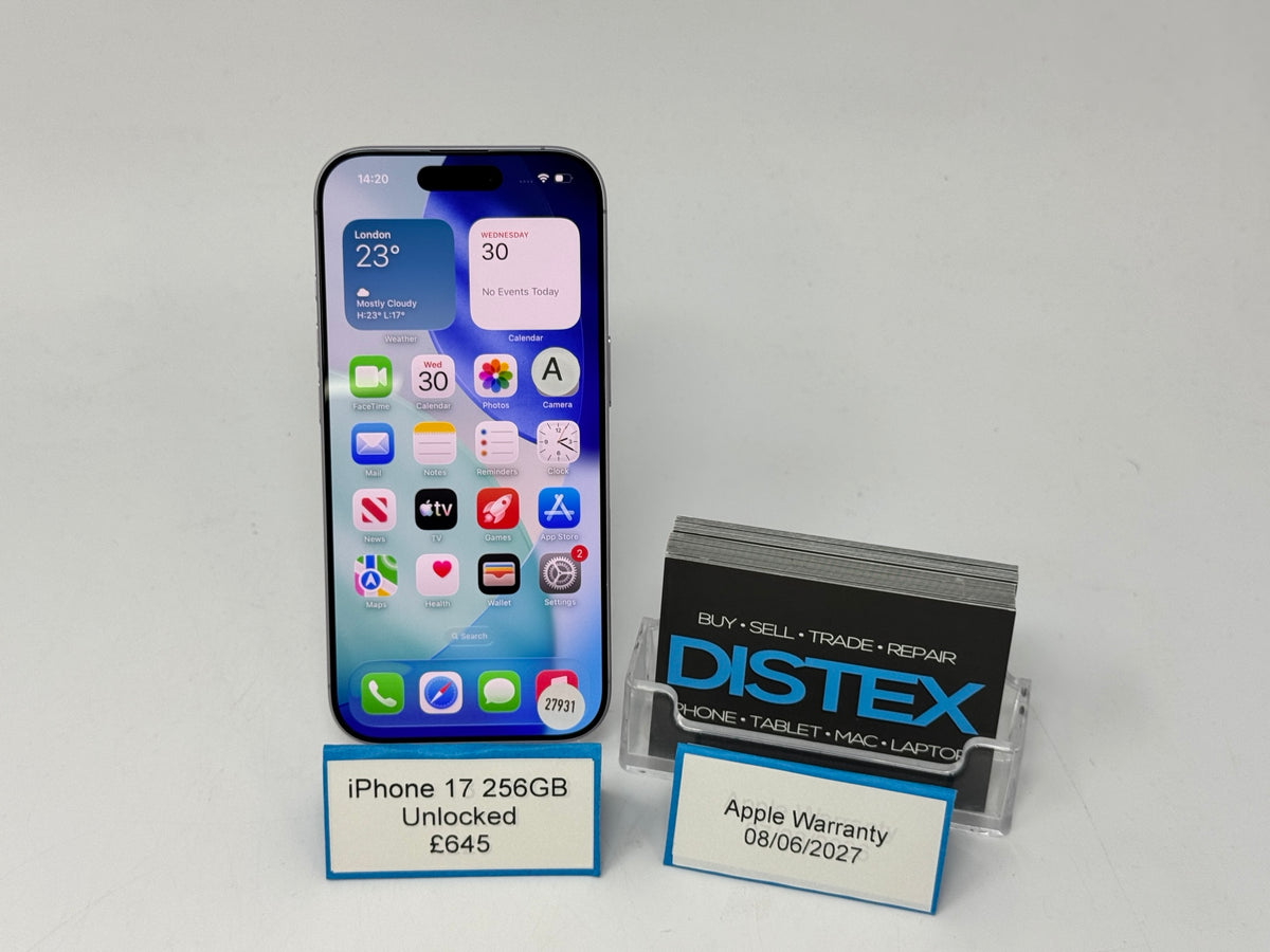 Apple iPhone 17 256GB Unlocked Lavender (A) Apple Warranty 08/06/2027 M27931