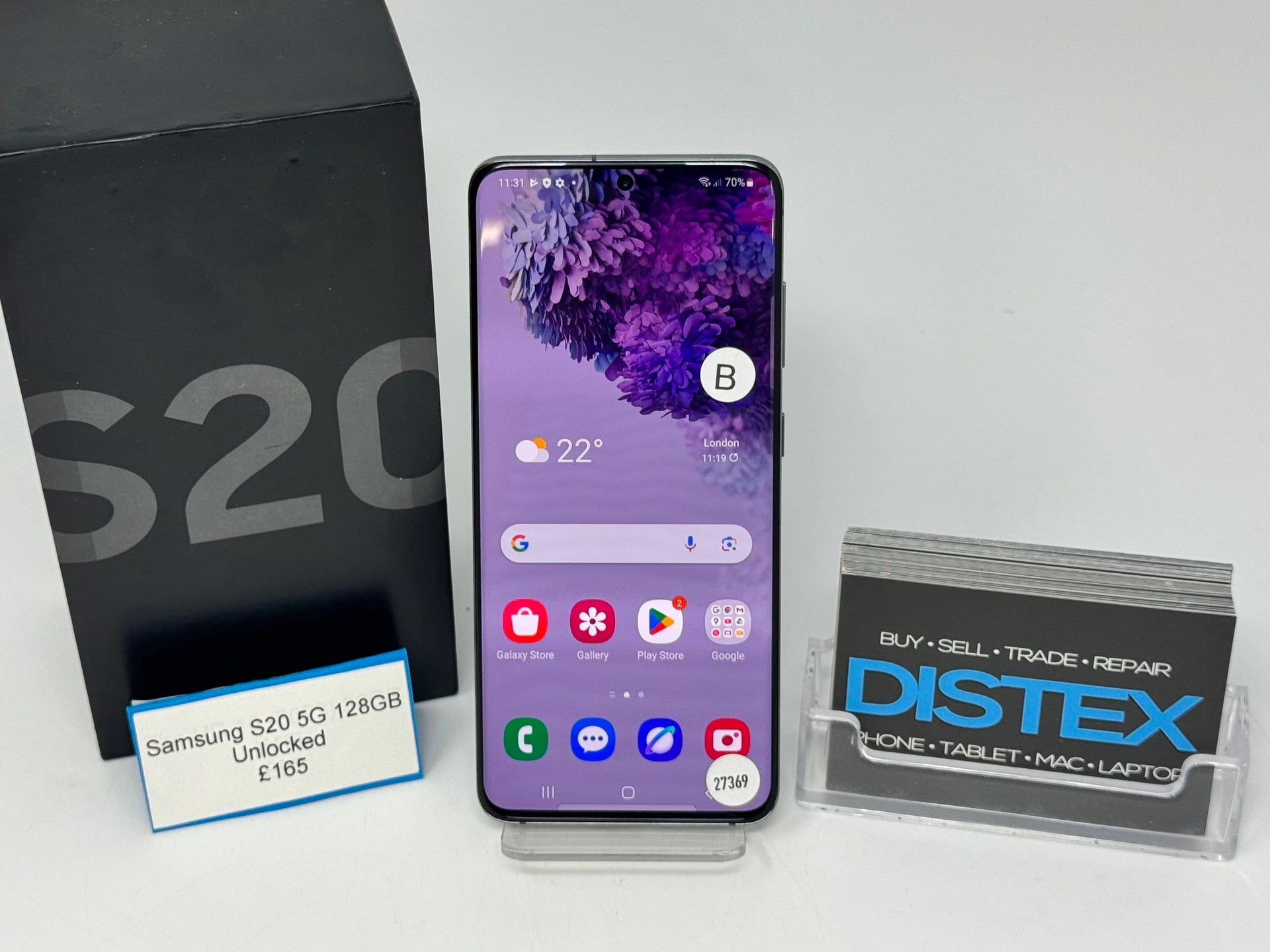Samsung Galaxy S20 5G 128GB Unlocked Cosmic Grey (B) M27369